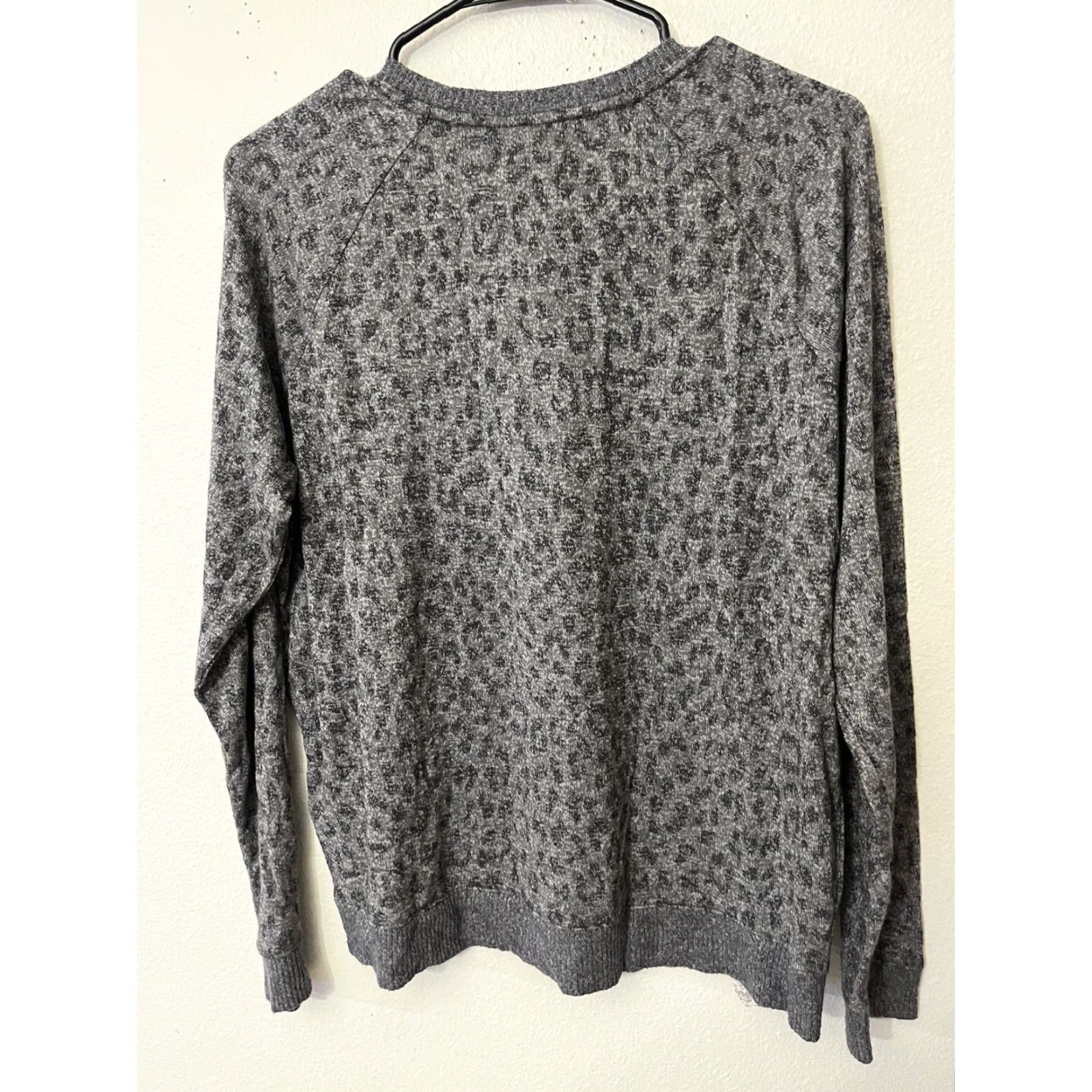 Lucky Brand Lucky Brand Gray Heather Crew Neck Lightweight Knit Sweater Top Adult Large Size L / US 10 / IT 46 - 2 Thumbnail