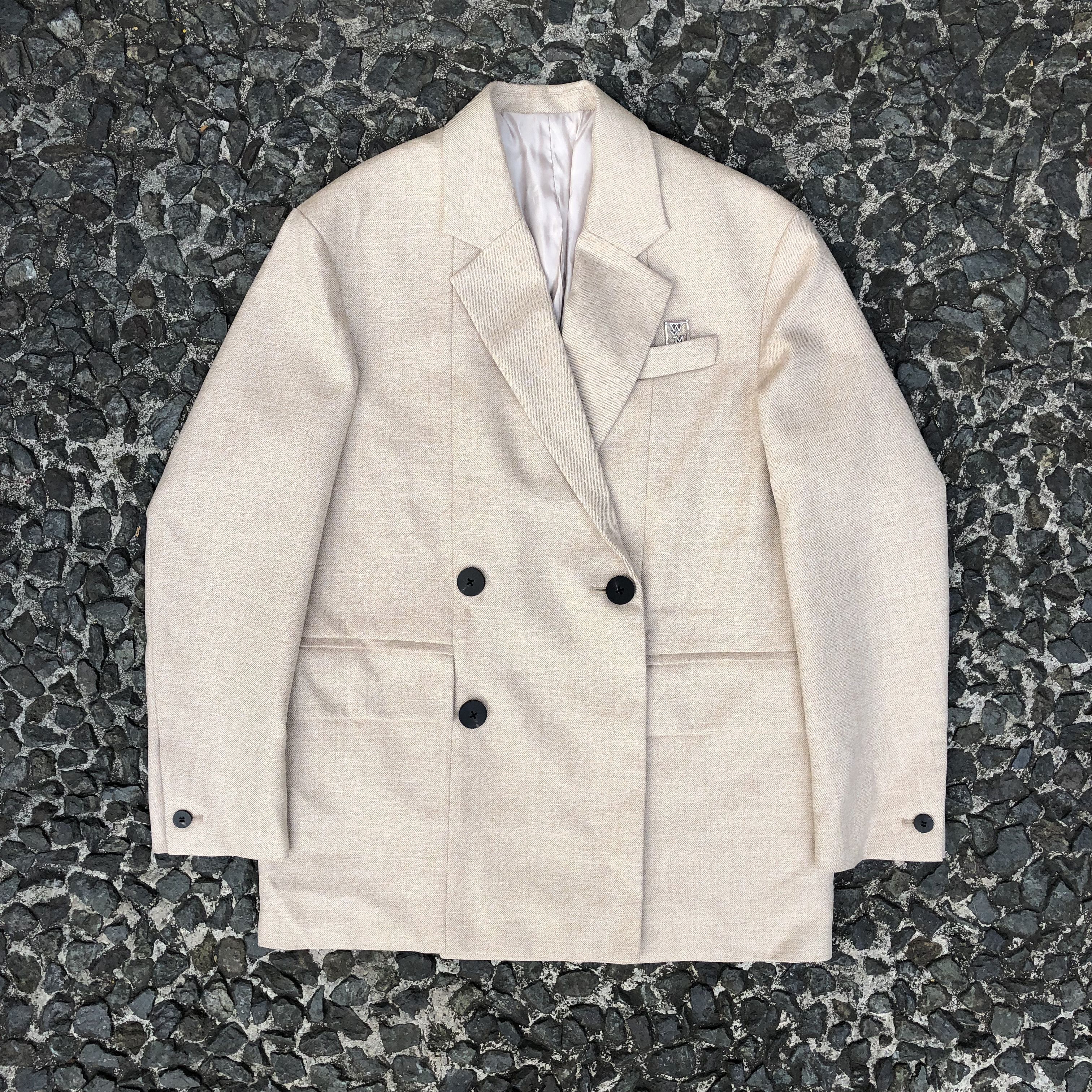 Wooyoungmi Wooyoungmi Double Breasted Wool Blazer Size 46R - 1 Thumbnail