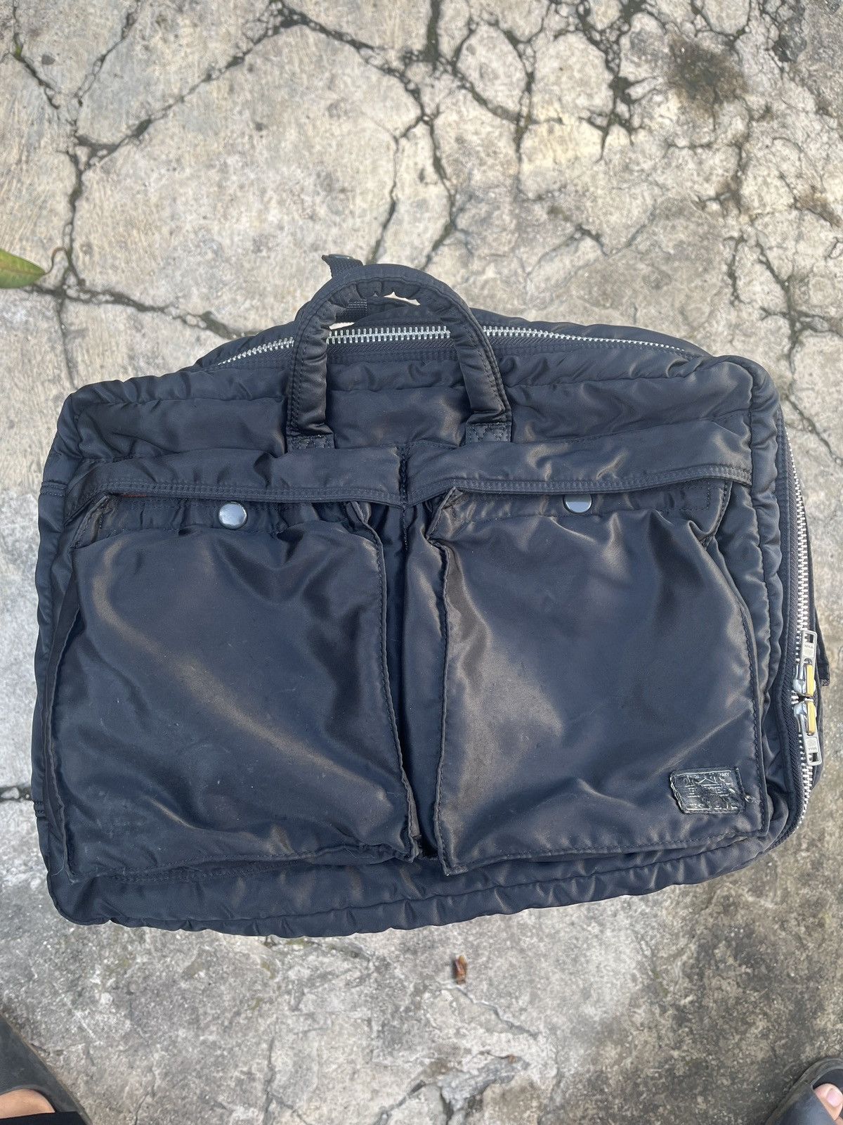 image of Porter 3 Way Briefcase in Black, Men's