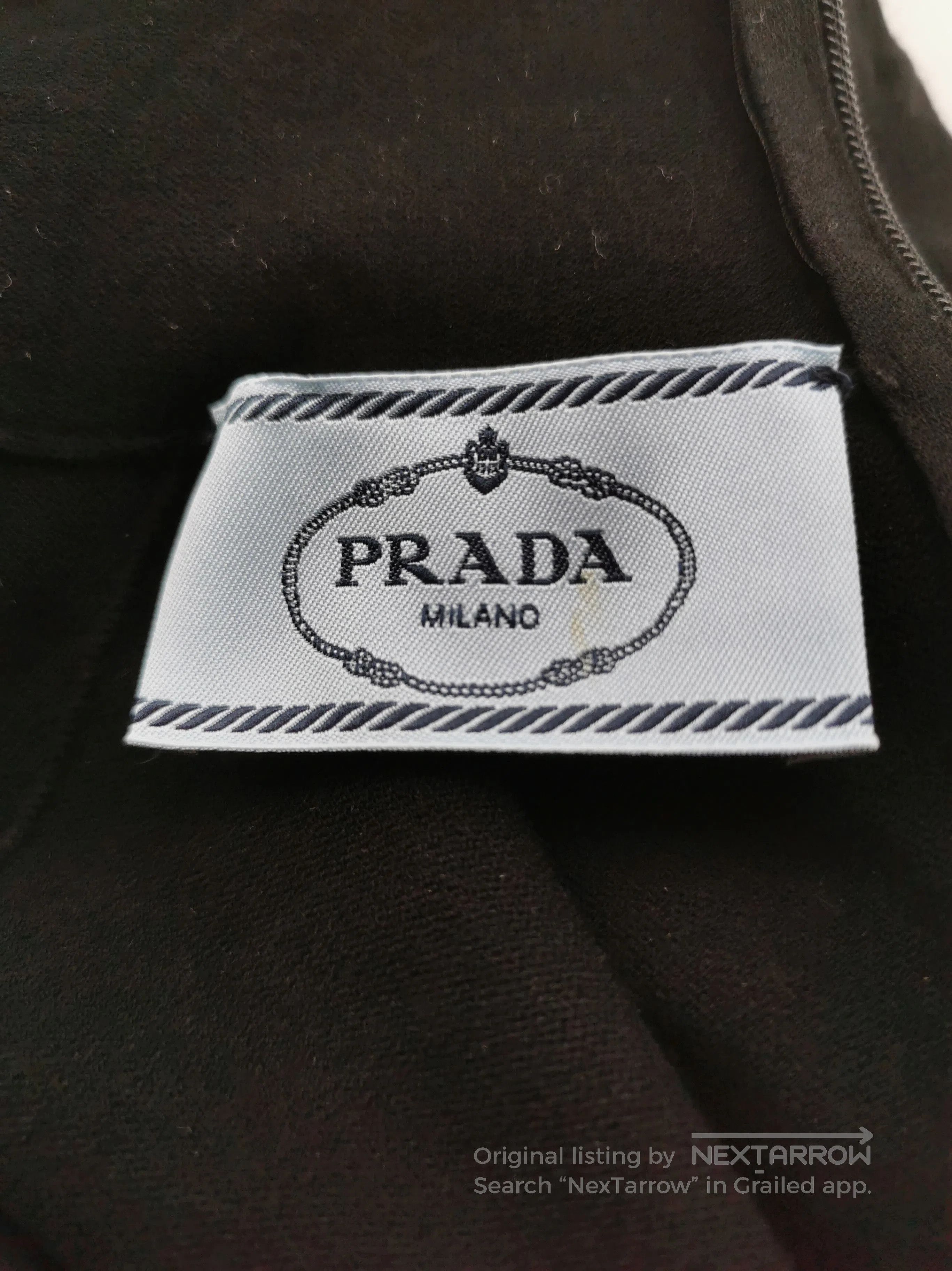 Prada Prada Black Hollow High Neck Dress Size 42 . Size L / US 10 / IT 46 - 9 Thumbnail