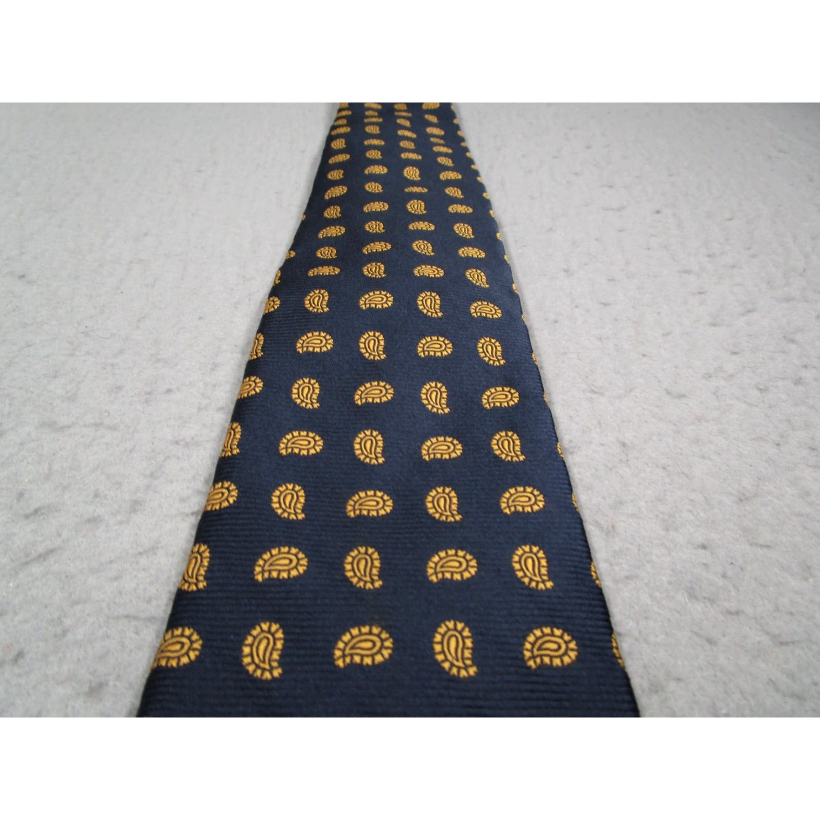 Robert Talbott Robert Talbott Silk Neck Tie Blue Paisley Designer Classic One Size Made in USA Mens Size ONE SIZE - 2 Thumbnail