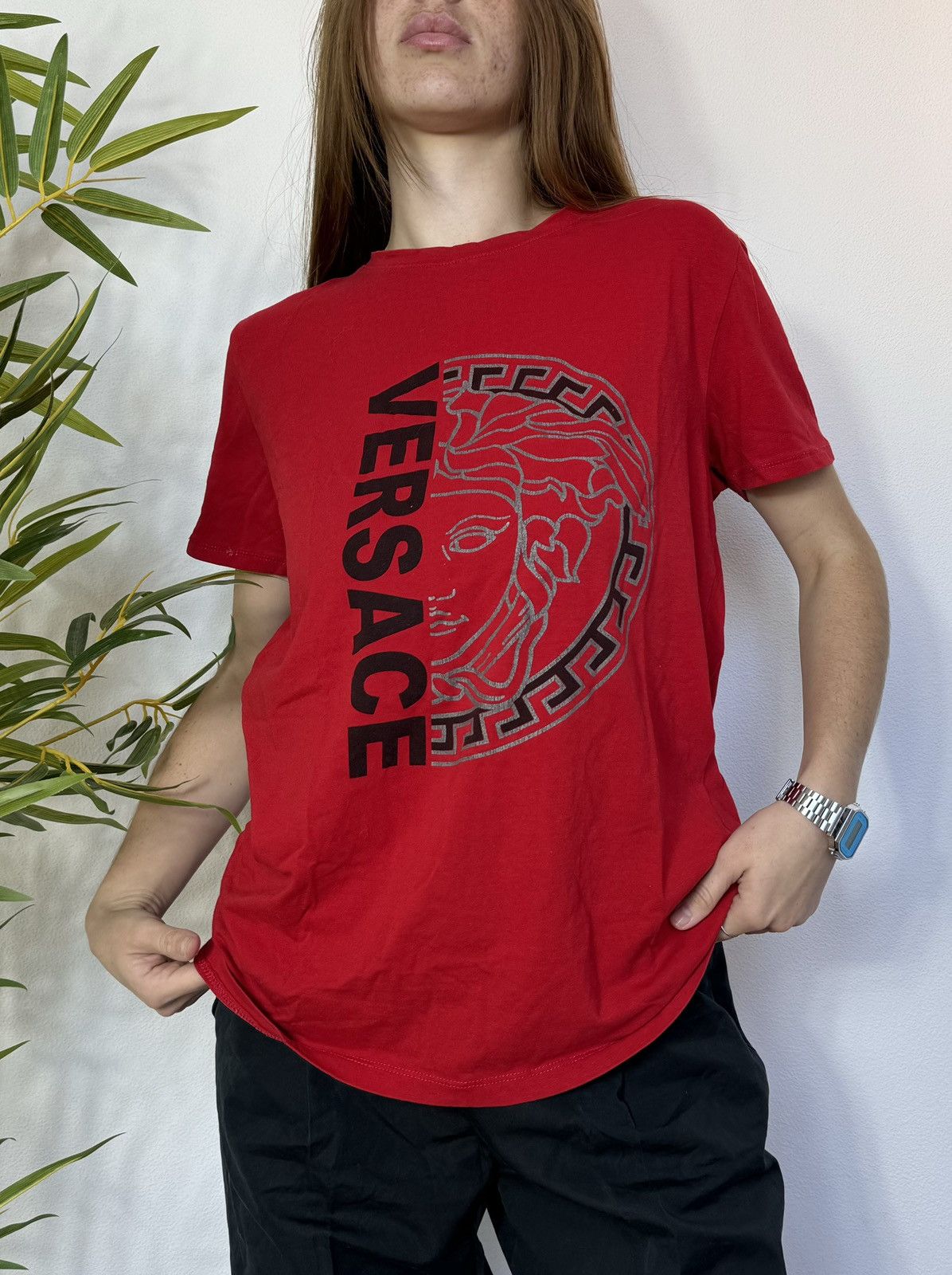 Versace × Vintage VINTAGE VERSACE 2000s TEE SHIRT Size M / US 6-8 / IT 42-44 - 1 Thumbnail