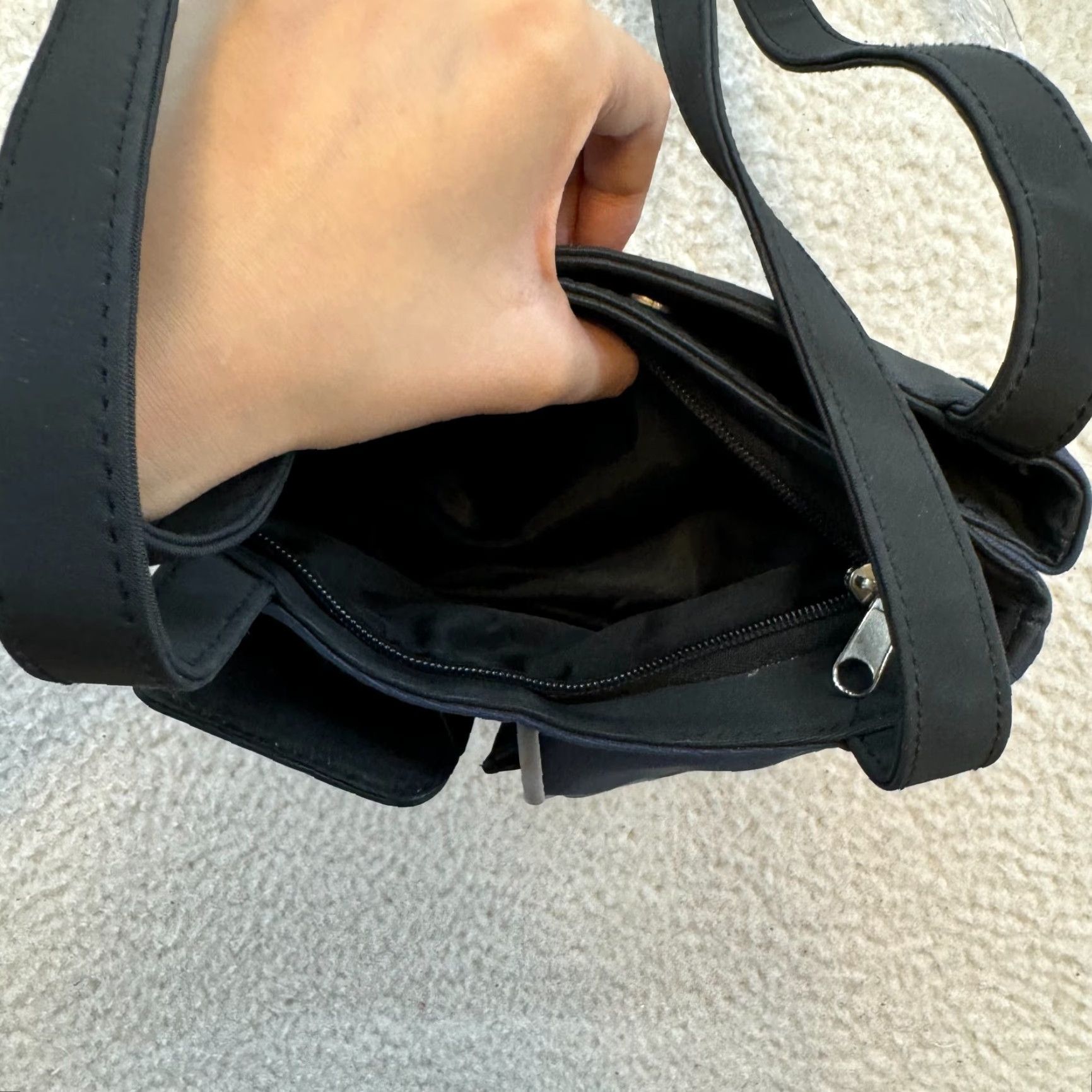 Vintage VINTAGE Y2K Mudd Shoulder Bag Purse Matching Wallet Set Nylon Sporty Utility Bag - Blue - Shoulder Bag - Adult? (No extra) Size ONE SIZE - 6 Thumbnail