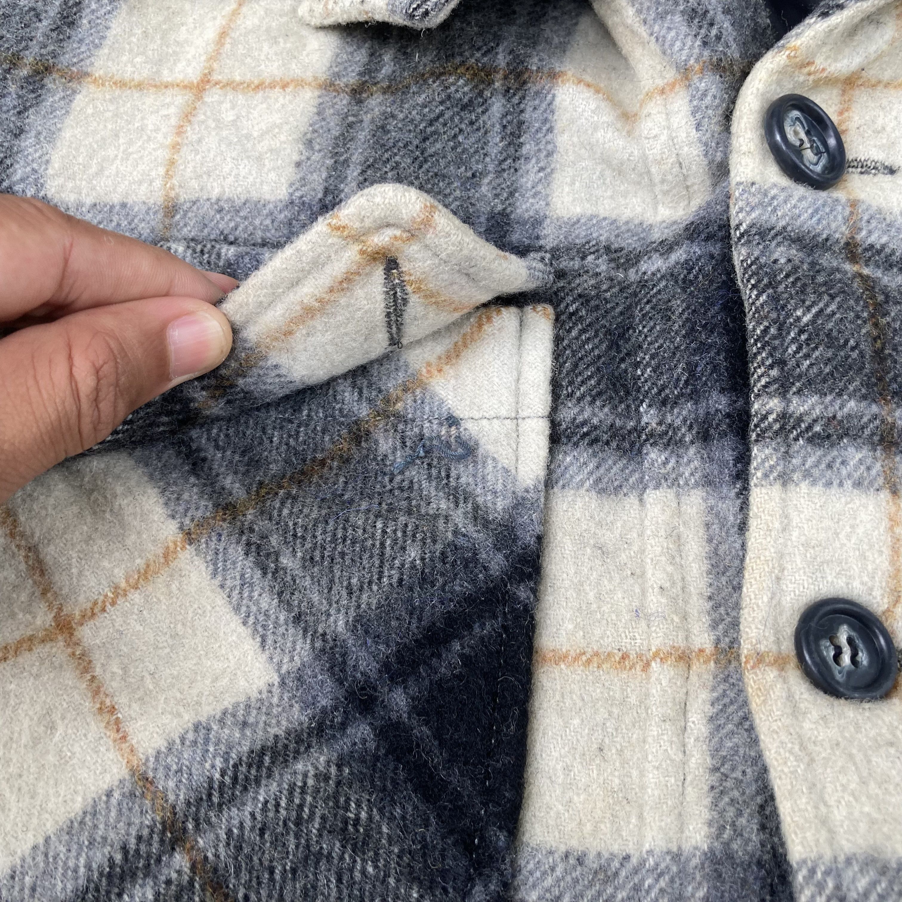 Flannel × Vintage Vtg Dan Pierre Shadow Plaid Flannel 90s Shirt Size US S / EU 44-46 / 1 - 6 Thumbnail