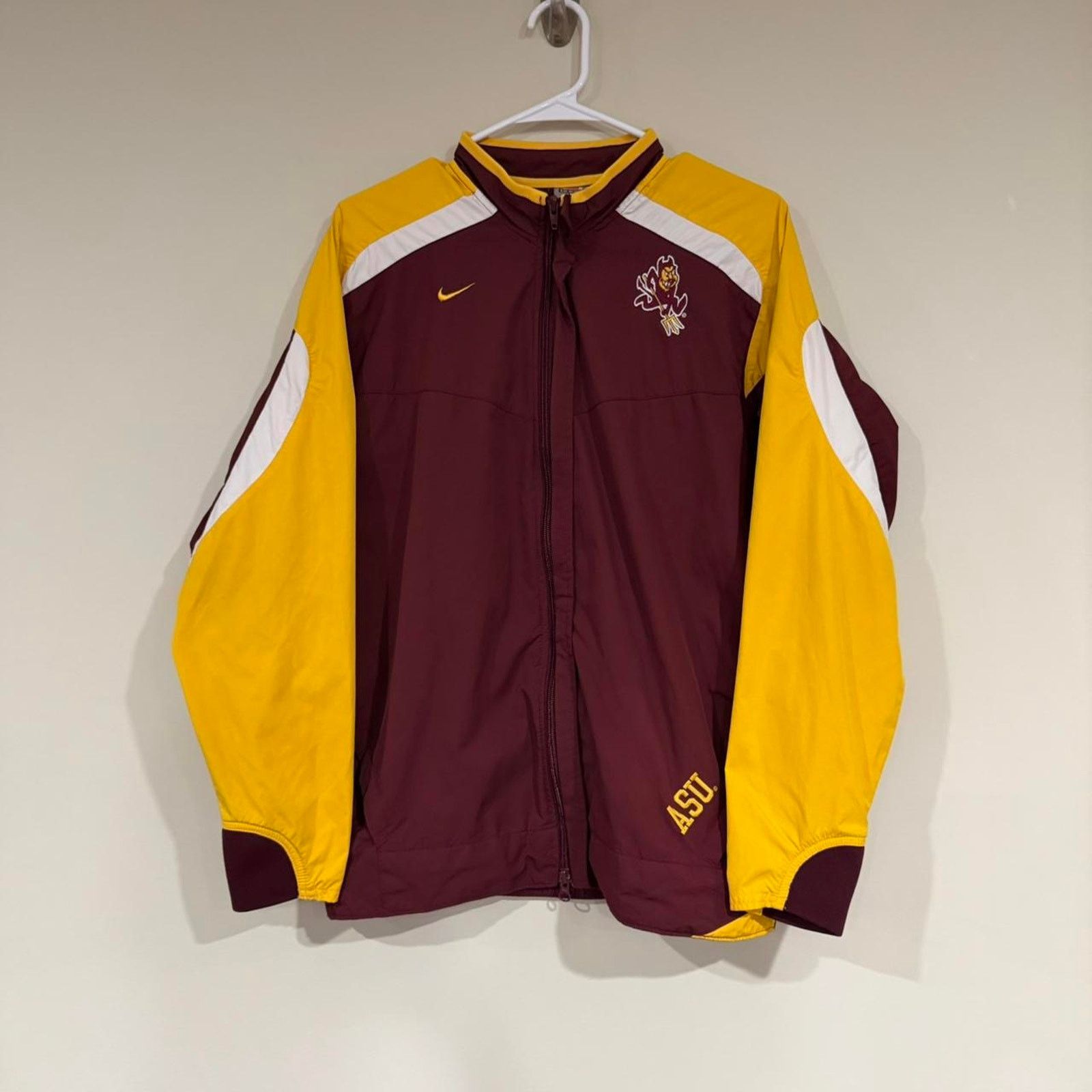 Nike Vintage Nike Arizona State Sun Devils Windbreaker Jacket Size US S / EU 44-46 / 1 - 1 Thumbnail