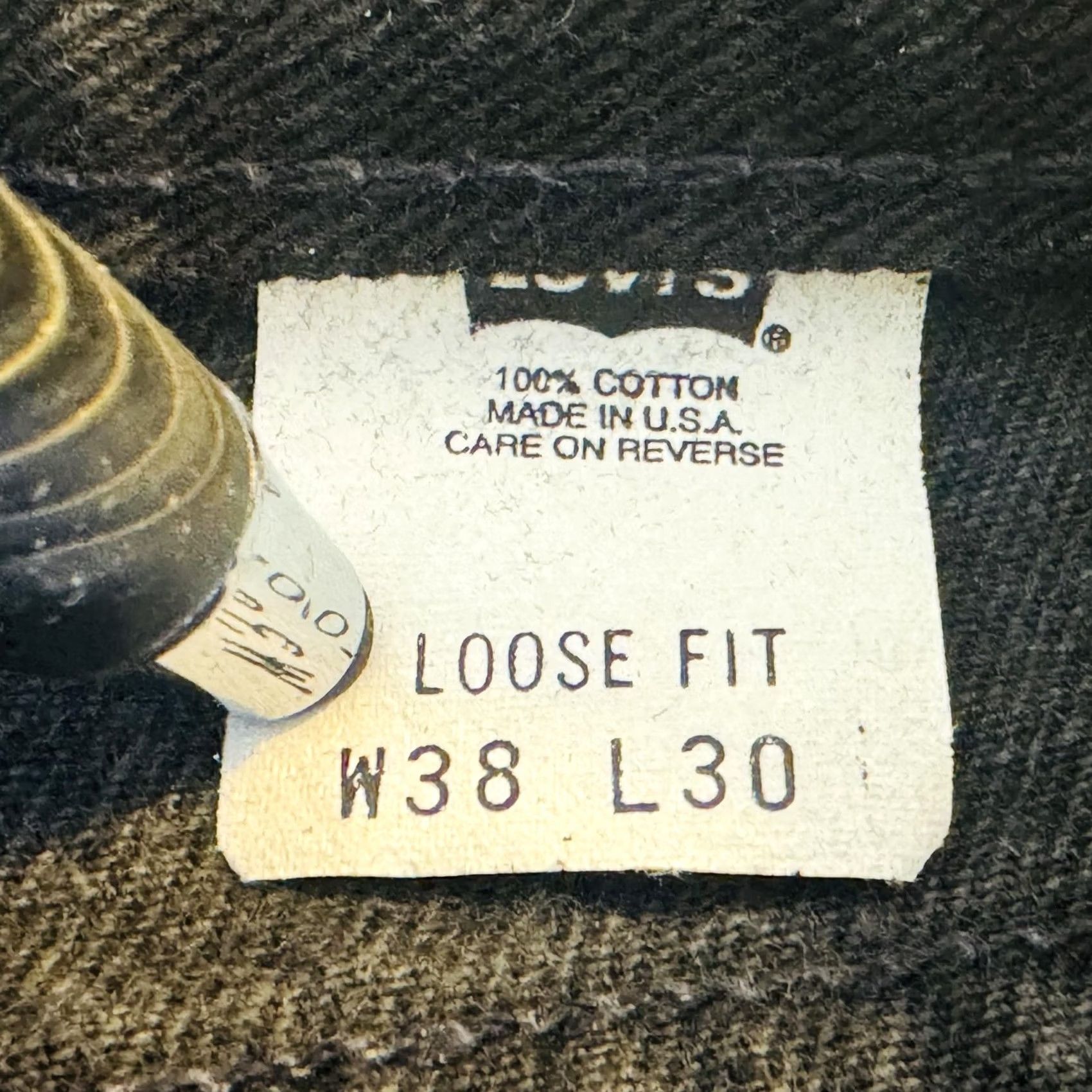 Levi's VINTAGE Levi's 545 Jeans Mens 30x30 Black Dark Wash Tapered Denim Relaxed Size US 30 / EU 46 - 5 Thumbnail