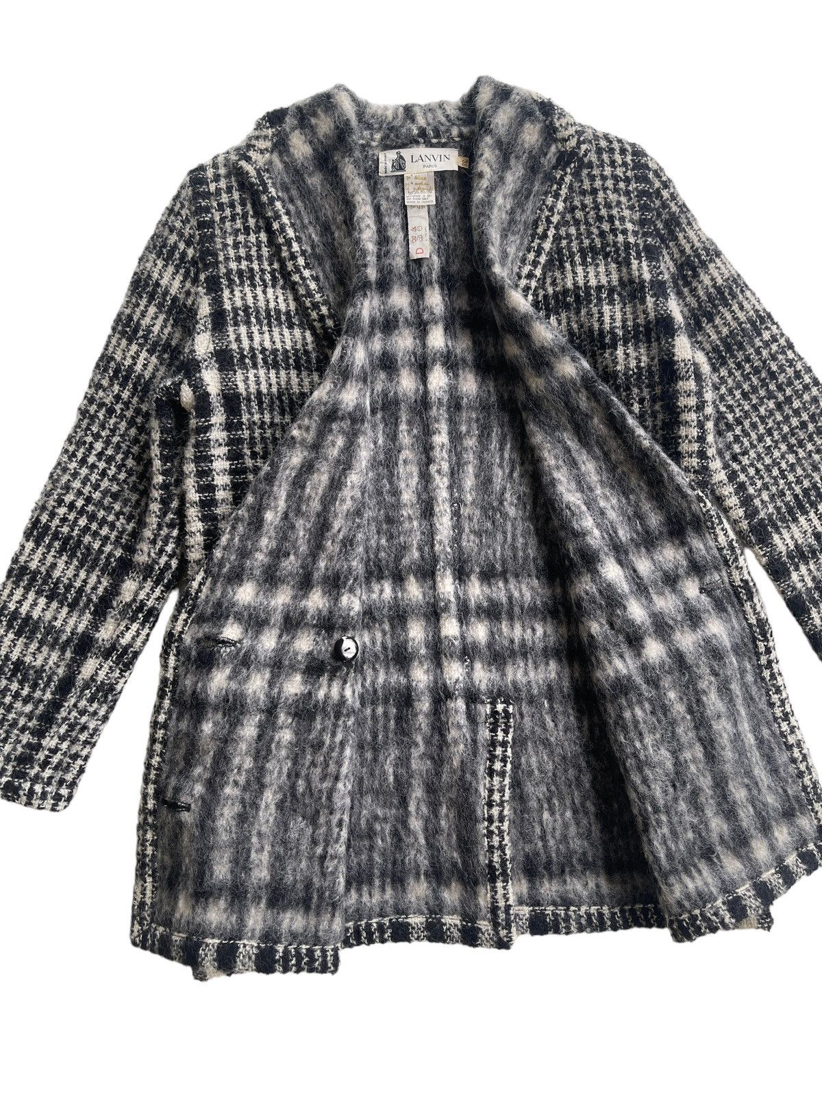 Lanvin Lanvin Mohair Luxury Coat Size S / US 4 / IT 40 - 5 Thumbnail