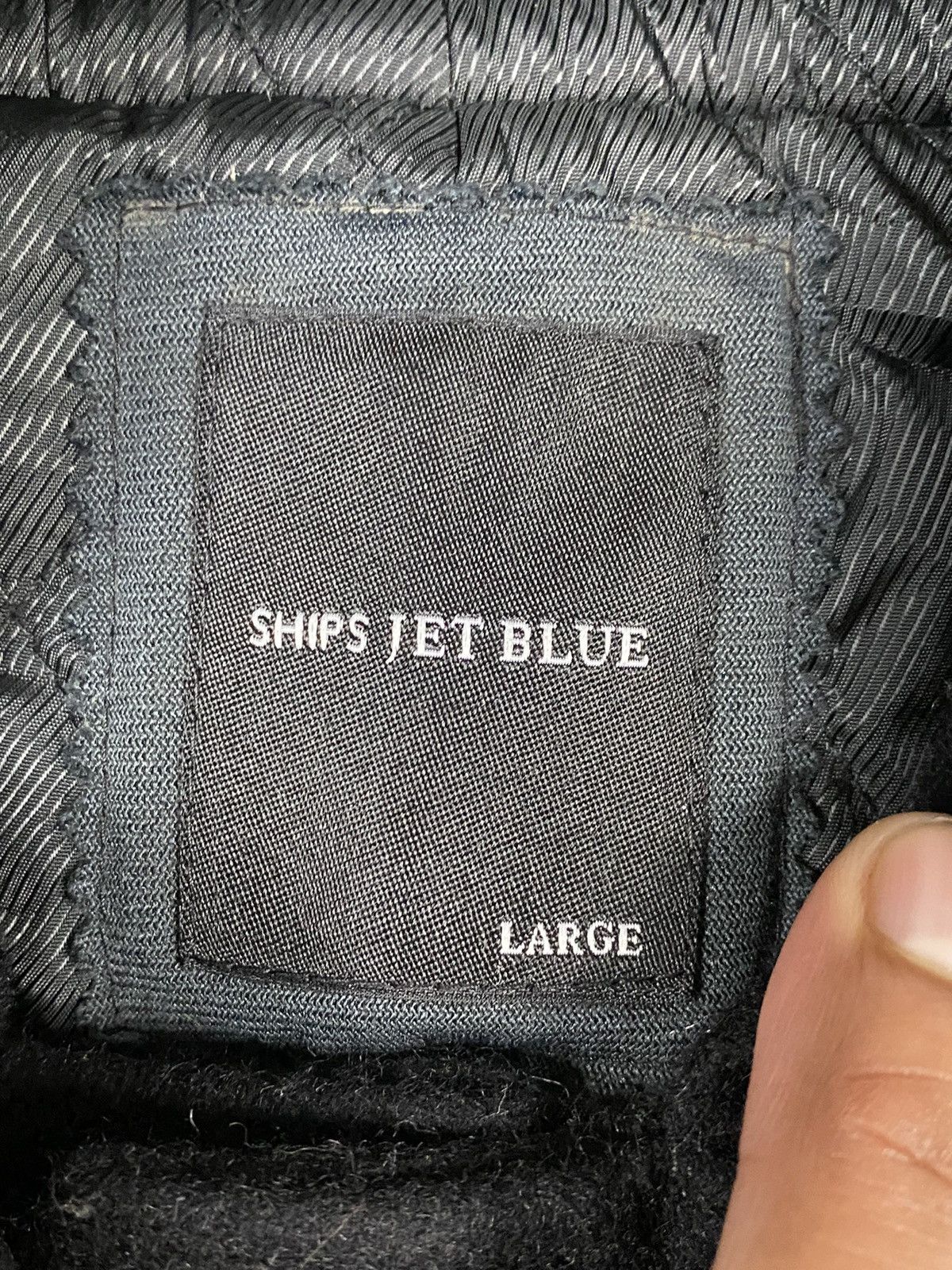 Japanese Brand × Ships Jet Blue Ship Jet Blue Wool Jacket Duffle Size US L / EU 52-54 / 3 - 8 Thumbnail