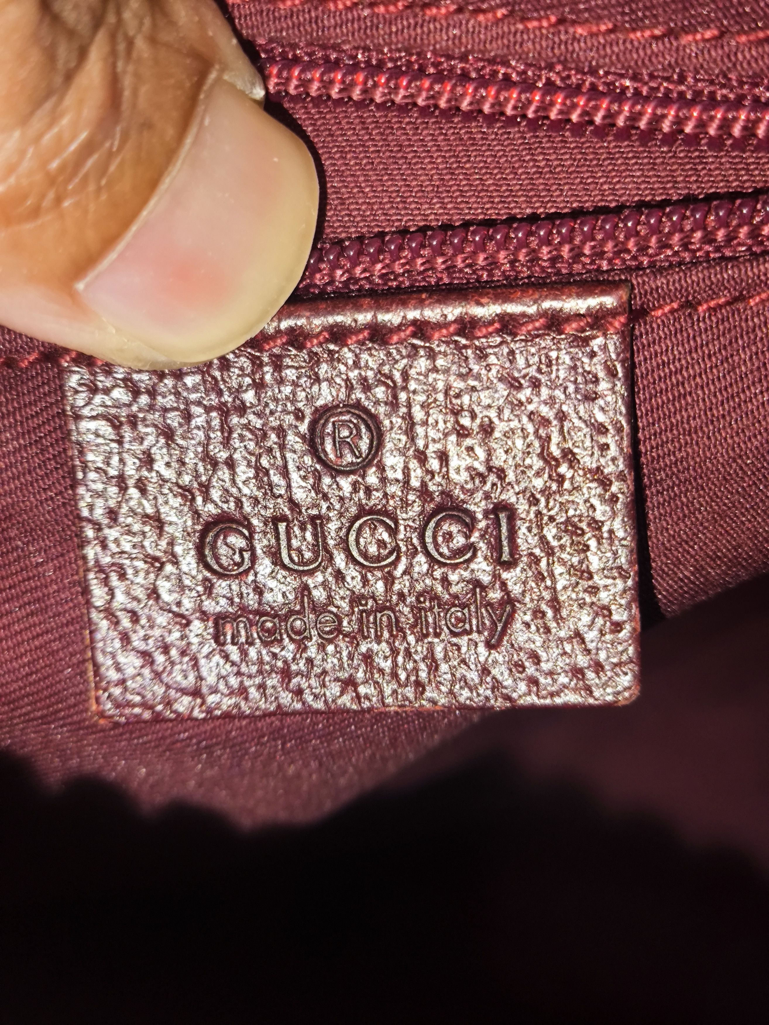 Gucci Gucci GG Canvas Handtasche Red Leinwand Shoulder Bag Size ONE SIZE - 10 Thumbnail
