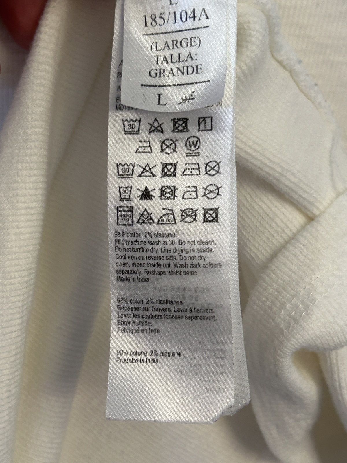 Allsaints AllSaints Mens Thick Knit T-Shirt Large Short Sleeves Size US L / EU 52-54 / 3 - 4 Thumbnail