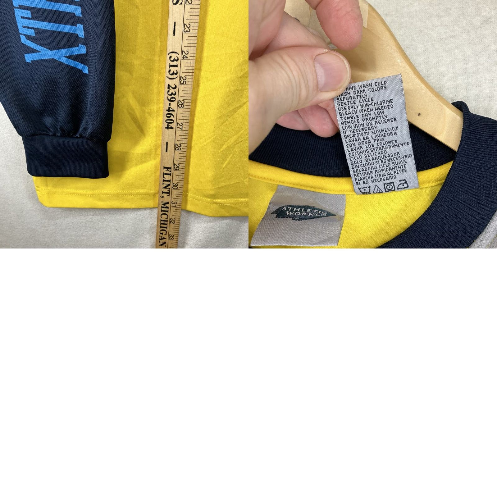 Athletic Works VTG 90s Y2K Extreme Motocross XMX Jersey Light Padding Mens Large Yellow Colorblock Spider 90s Motocross Biker Jersey Mens Size US L / EU 52-54 / 3 - 11 Thumbnail
