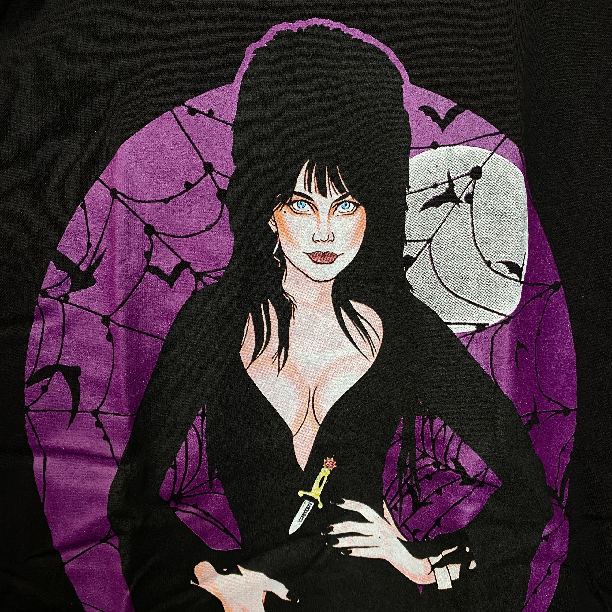 Other Elvira Mistress of the Dark Graphic T-Shirt Large Size US L / EU 52-54 / 3 - 4 Thumbnail