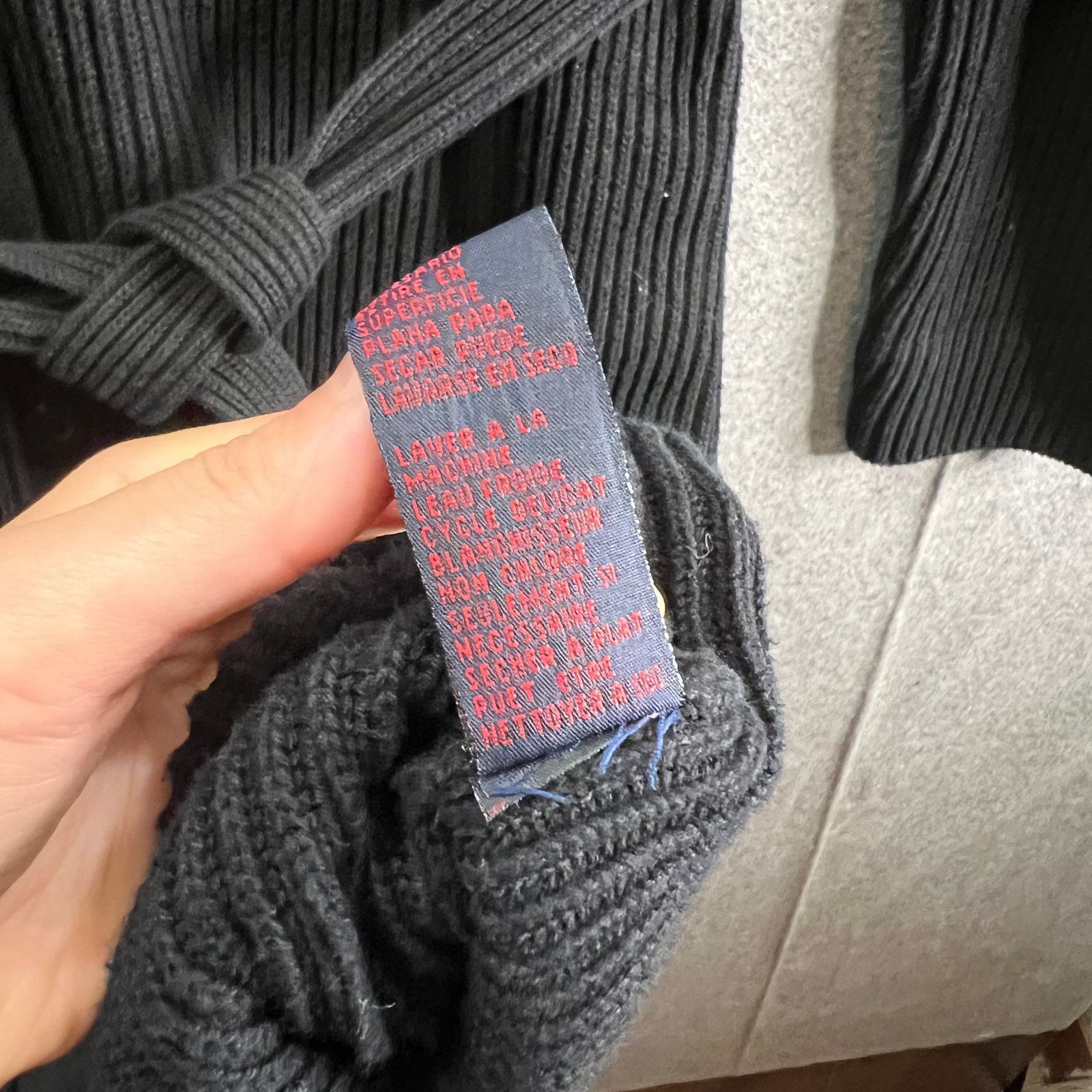Ralph Lauren Ralph Lauren 100% Cotton Black Size L Knit Ribbed Size L / US 10 / IT 46 - 6 Thumbnail