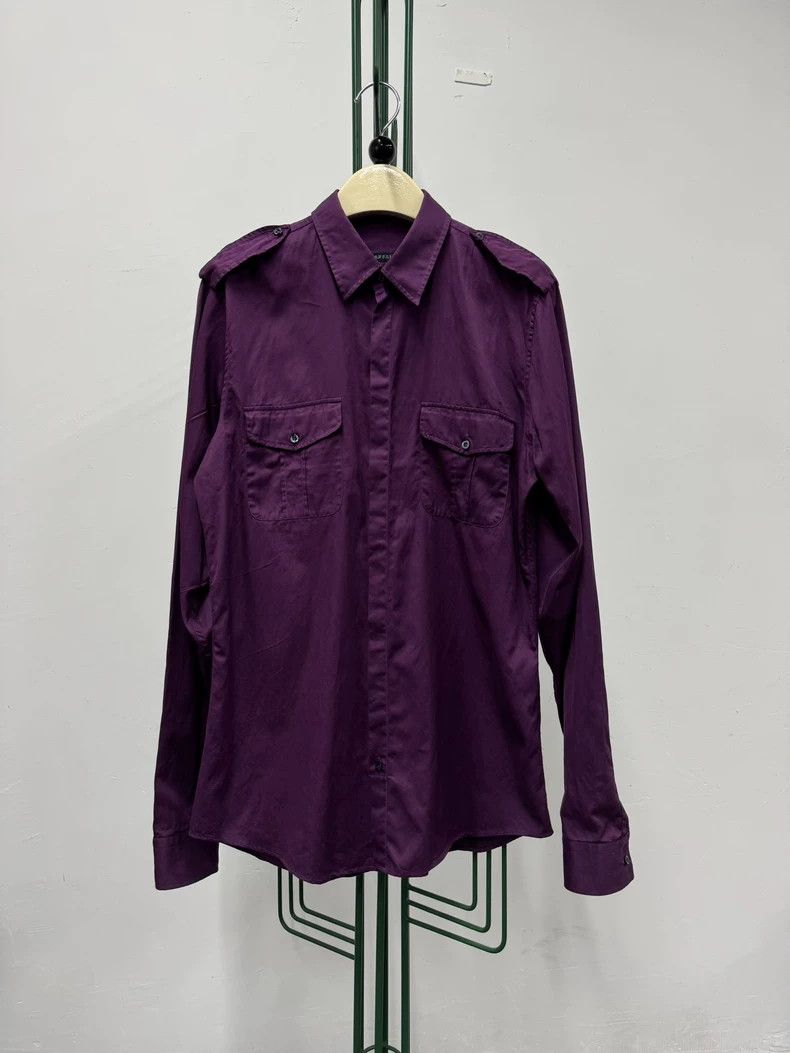 Gucci Gucci Size39 Double-pocket long-sleeved shirt Size US XXS / EU 40 - 1 Thumbnail