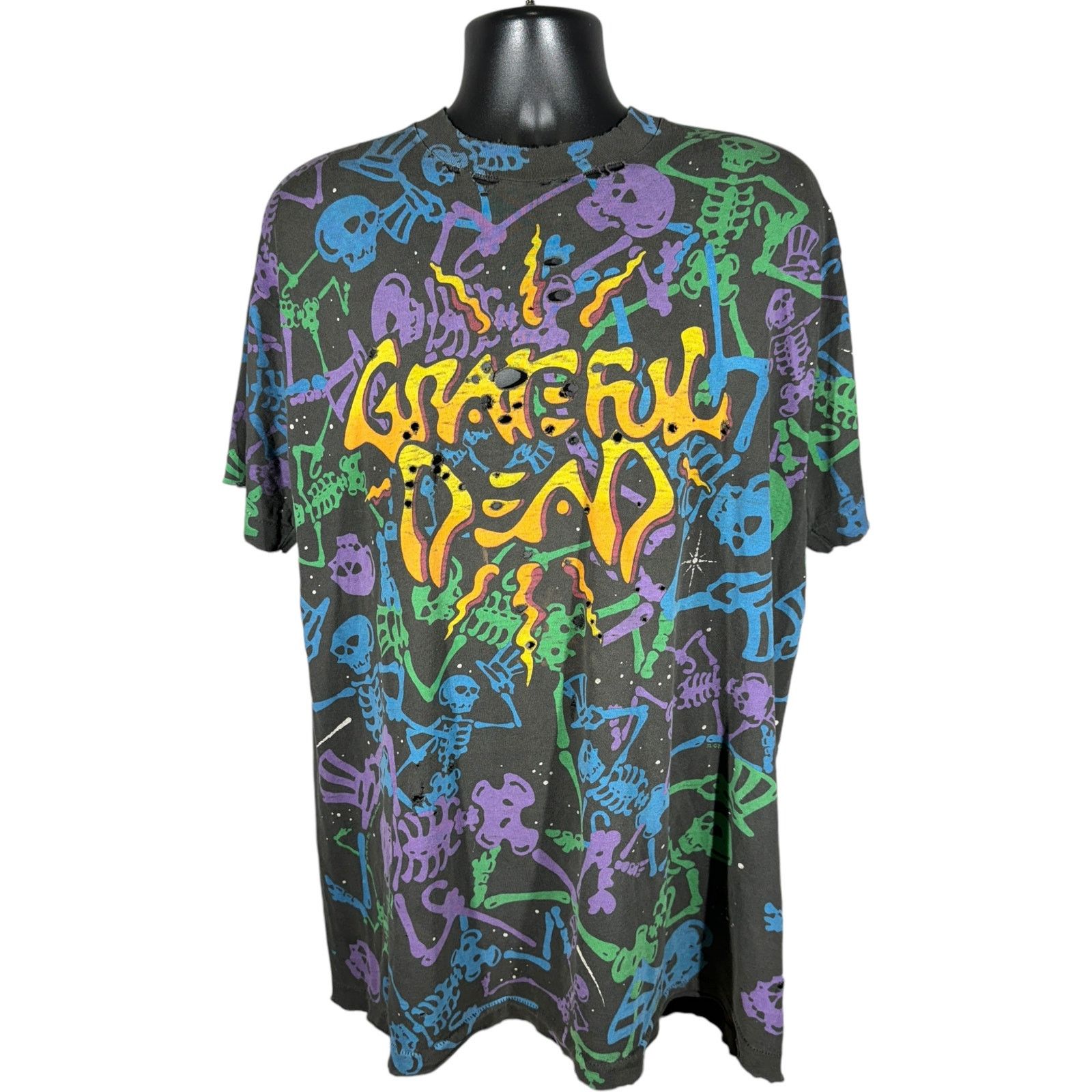 Vintage Vintage Grateful Dead AOP Band Tee Size US XL / EU 56 / 4 - 1 Thumbnail