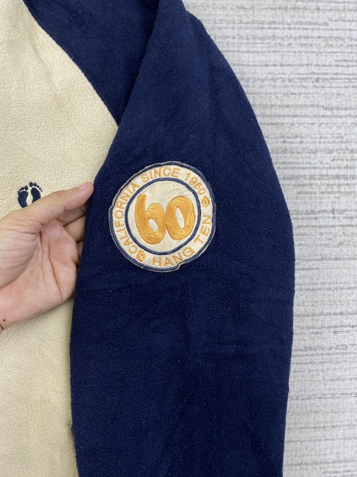 Hang Ten Vintage Hang Ten Embroidery Logo Varsity Jacket Size US M / EU 48-50 / 2 - 7 Thumbnail