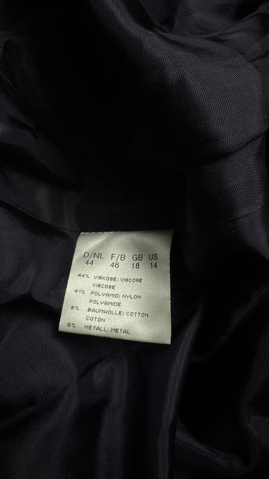 Le Grande Bleu (L.G.B.) If6was9 LGB Issey Miyake Vibe shirt ruffles buttons Blazer Size 48S - 8 Thumbnail