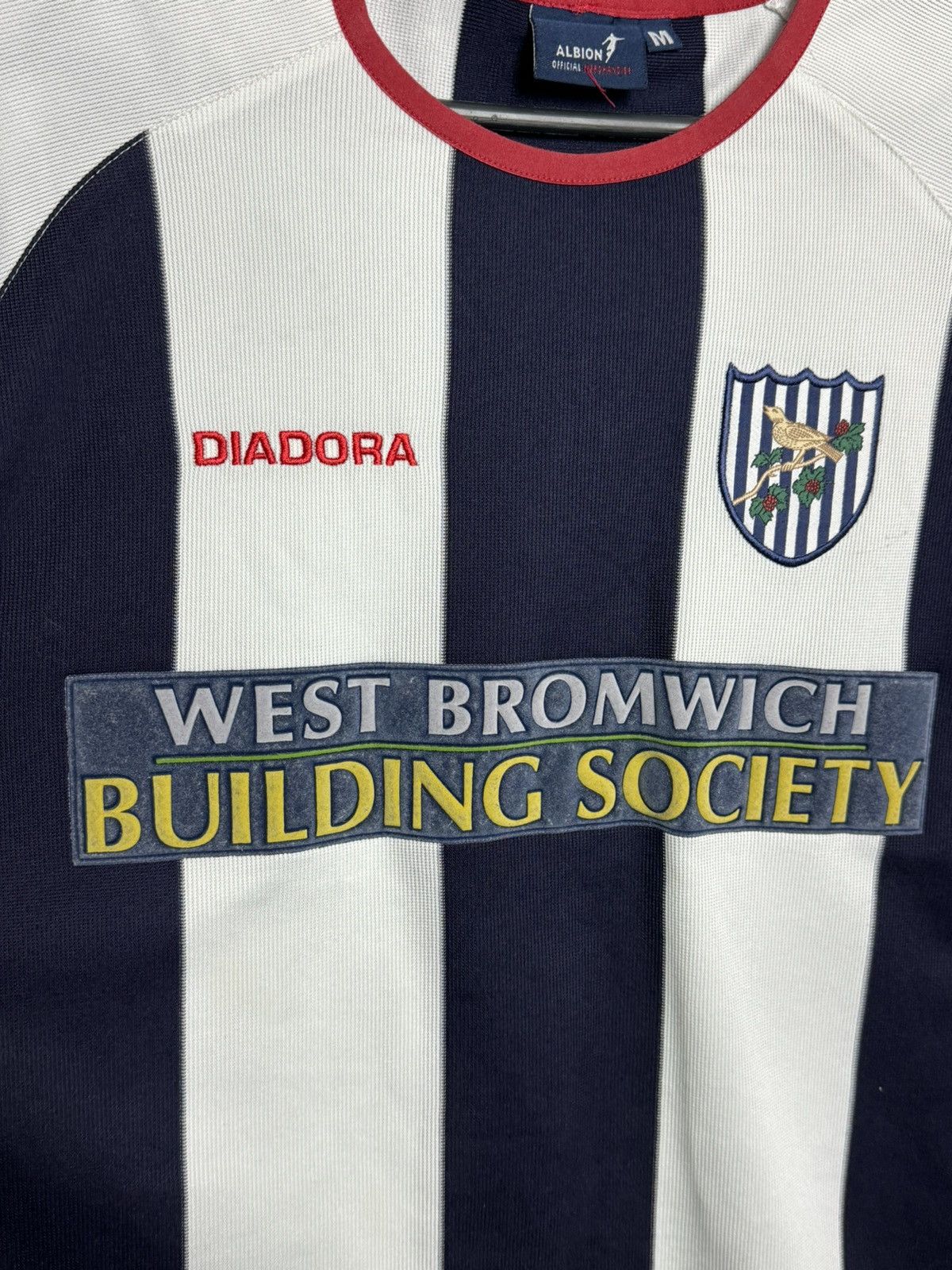 Diadora West Bromwich Albion 03/04 Home Football Jersey Size US M / EU 48-50 / 2 - 3 Thumbnail