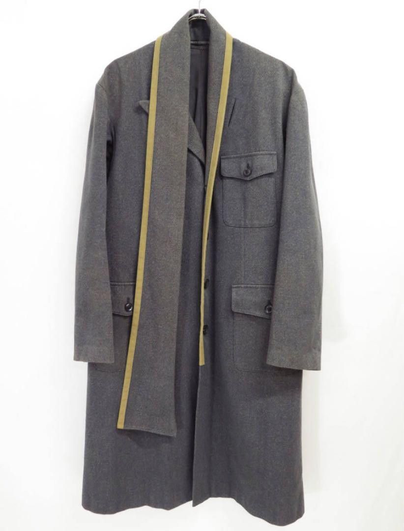Yohji Yamamoto Yohji Yamamoto 17aw stole docking long coat Size US M / EU 48-50 / 2 - 2 Thumbnail