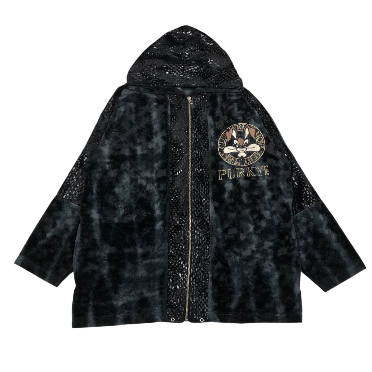 Cartoon Network 🔥VINTAGE OVERSIZE JACKET CARTOON PURKY RICH BLACK BIG LOGO Size US M / EU 48-50 / 2 - 1 Thumbnail
