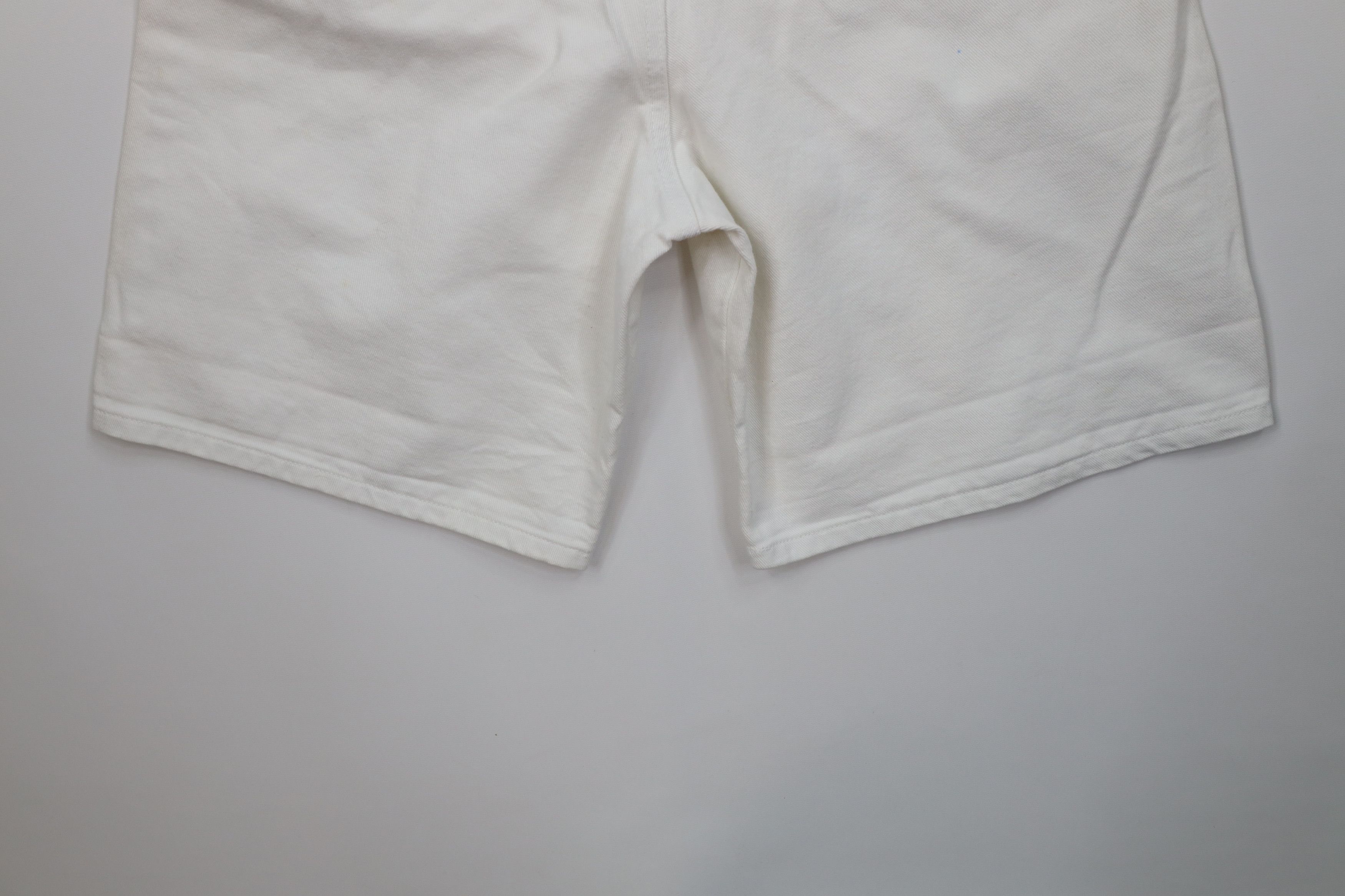 Vintage Vintage 90s Streetwear Relaxed Fit Denim Shorts White USA Size 27" / US 4 / IT 40 - 13 Thumbnail