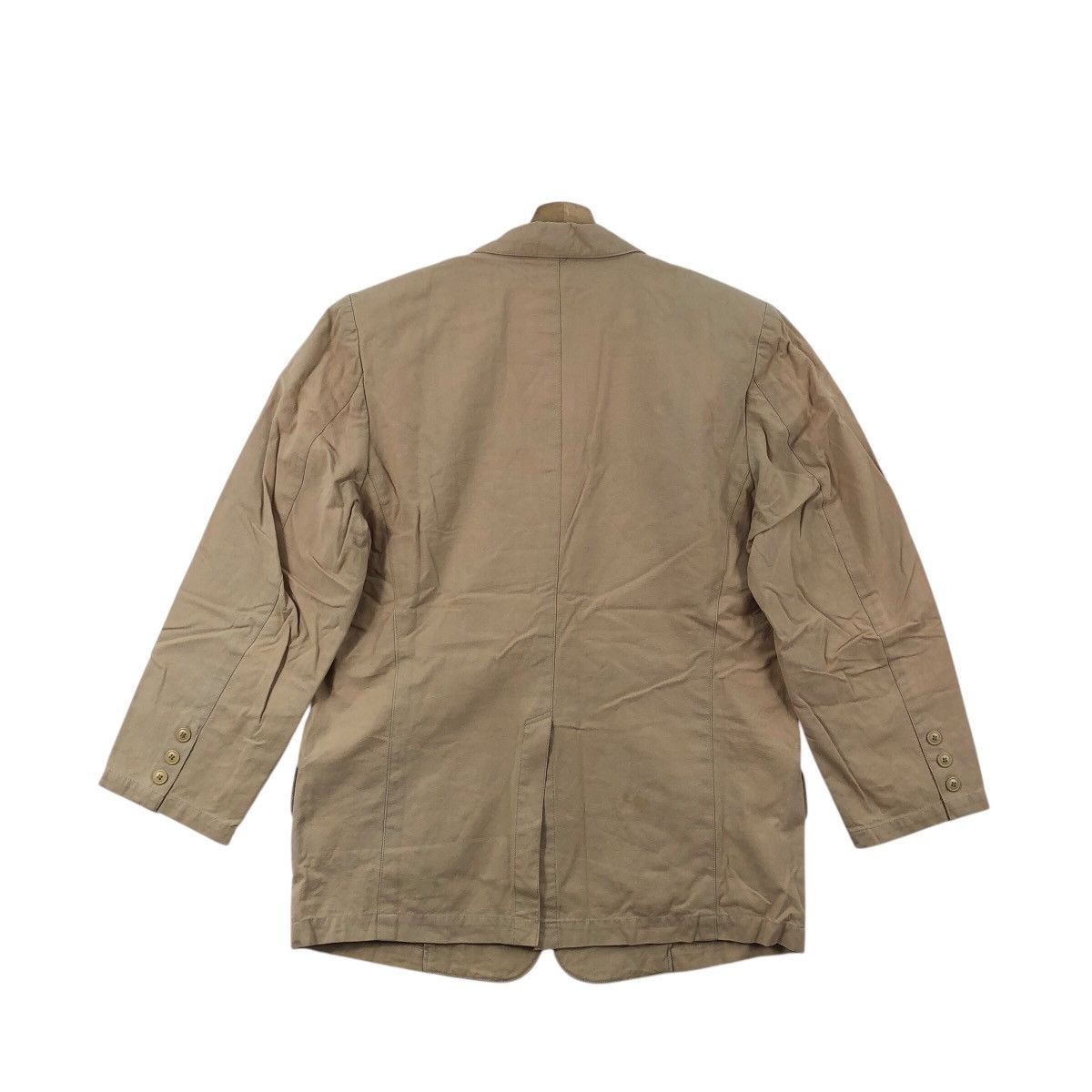 Issey Miyake Vintage I.S. ISSEY MIYAKE Japan Button Peacoat Jacket Size 42R - 4 Thumbnail