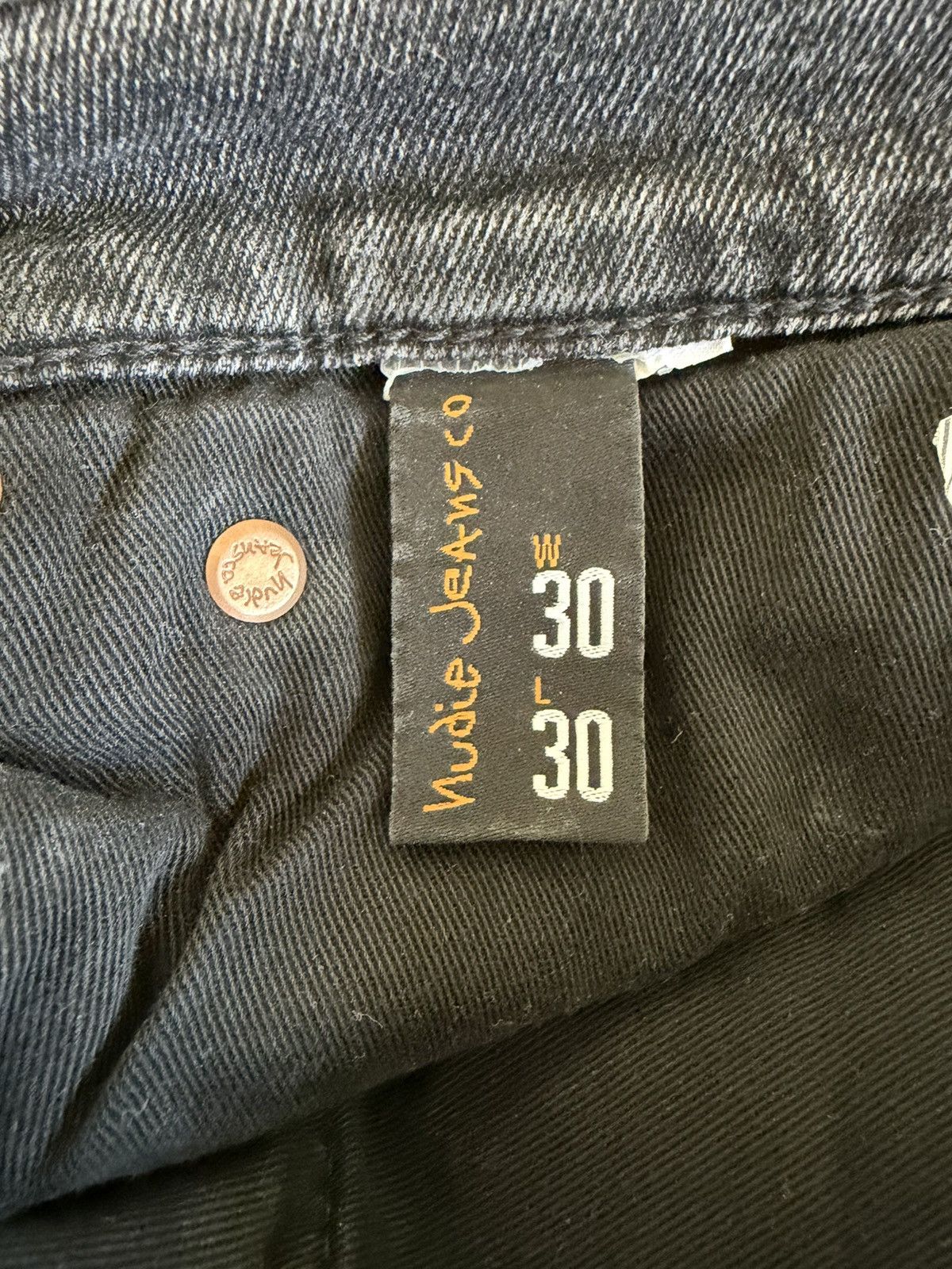 Nudie Jeans Tight Terry Fade to Grey size 30 x 30 Size US 30 / EU 46 - 3 Thumbnail