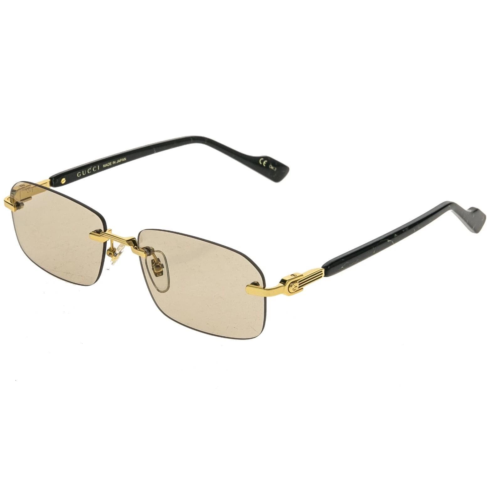 Gucci GUCCI GG1221S WEB Logo 1221 Black 005 Narrow Sunglasses Size ONE SIZE - 5 Thumbnail