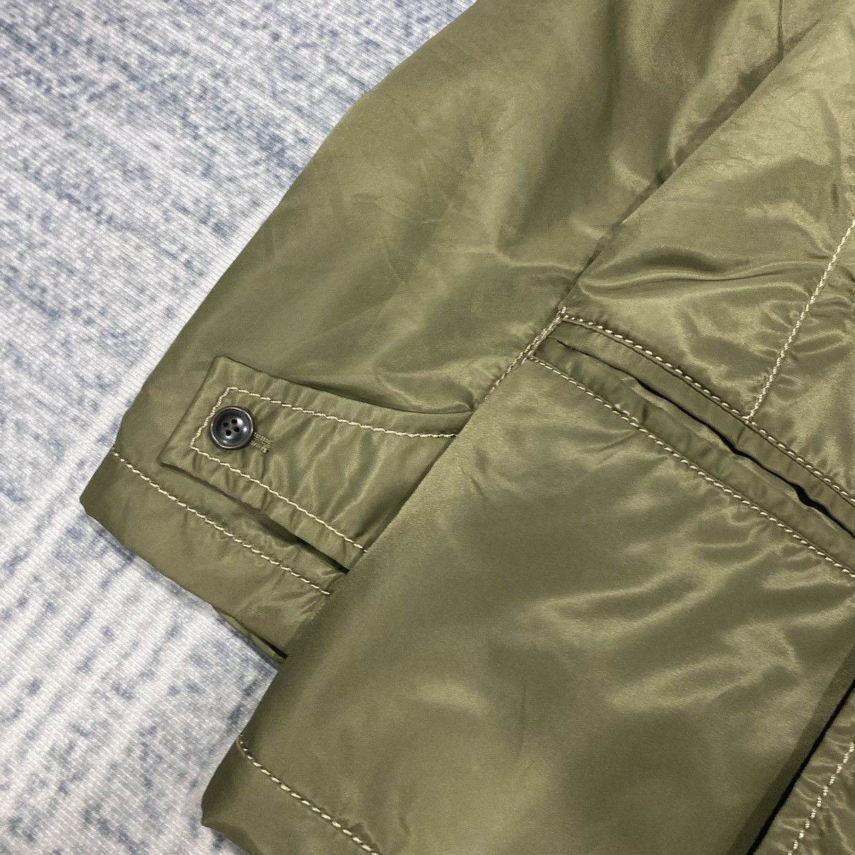 Japanese Brand × Vintage 291295 Trench Double Breast Military Army Quilted Jacket Size US S / EU 44-46 / 1 - 6 Thumbnail