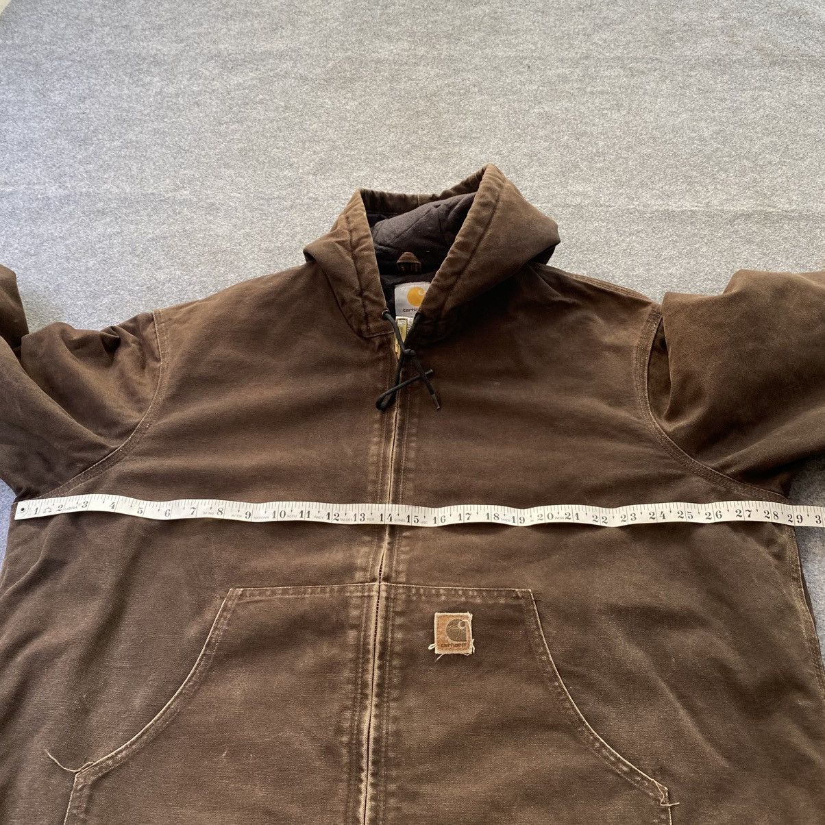 Carhartt Vintage Carhartt Brown Active Hooded Jacket Size US XL / EU 56 / 4 - 8 Thumbnail