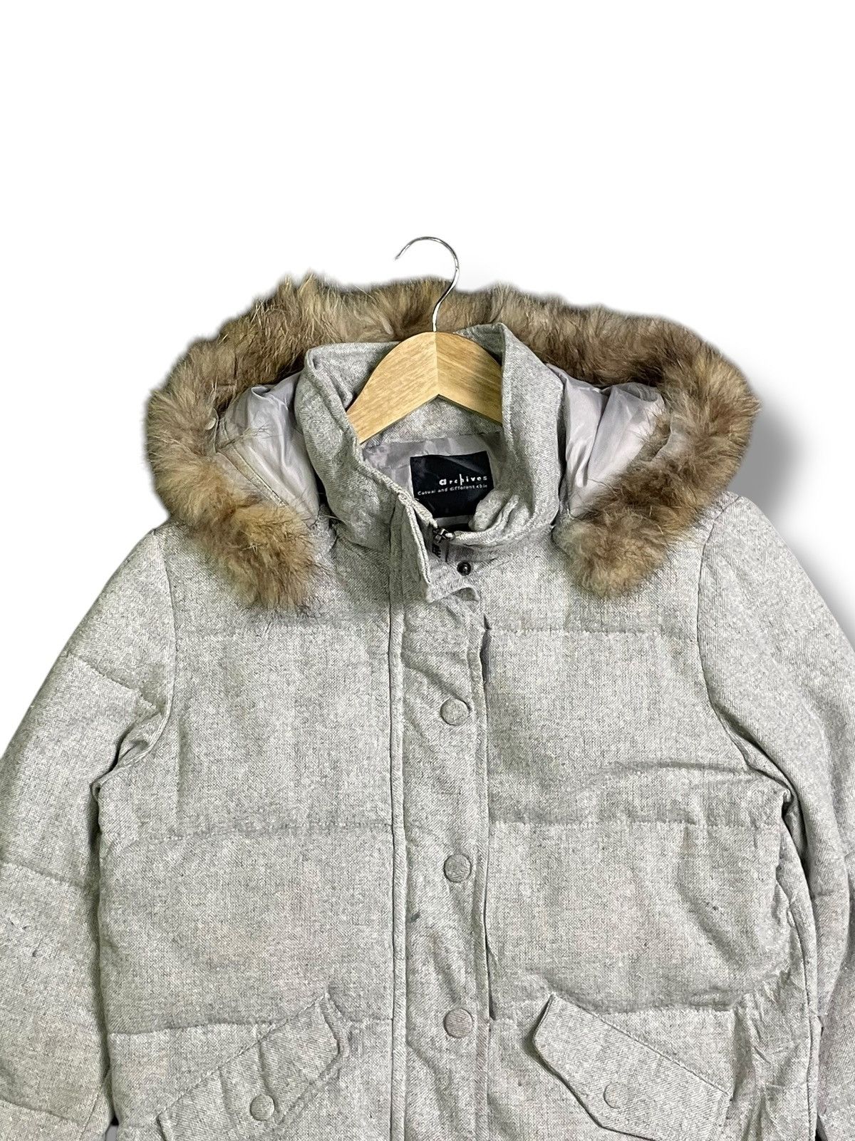 Japanese Brand × Vintage Archives Hooded Faux Fur Winter Jacket (39) Size US M / EU 48-50 / 2 - 5 Thumbnail