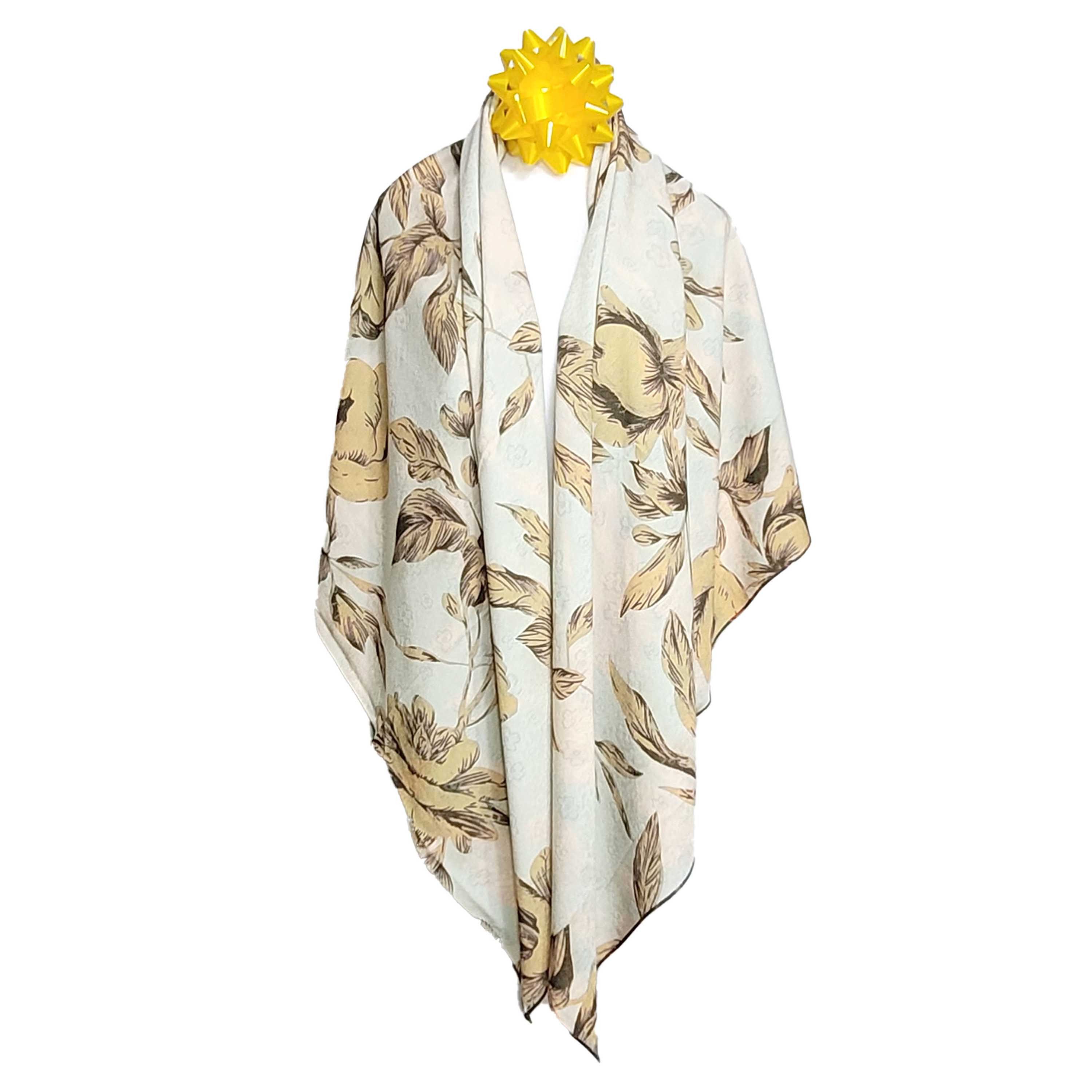 Other NWT Double-Sided Silk Scarf 52"x52" Large Square Wrap 3407 Size ONE SIZE - 9 Thumbnail