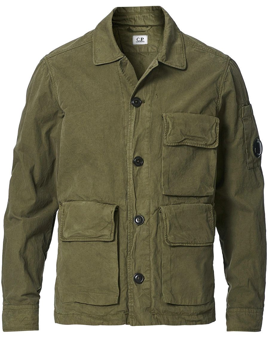 C.P. Company o1y1224 Logo Jacket in Military Green Size US S / EU 44-46 / 1 - 1 Thumbnail