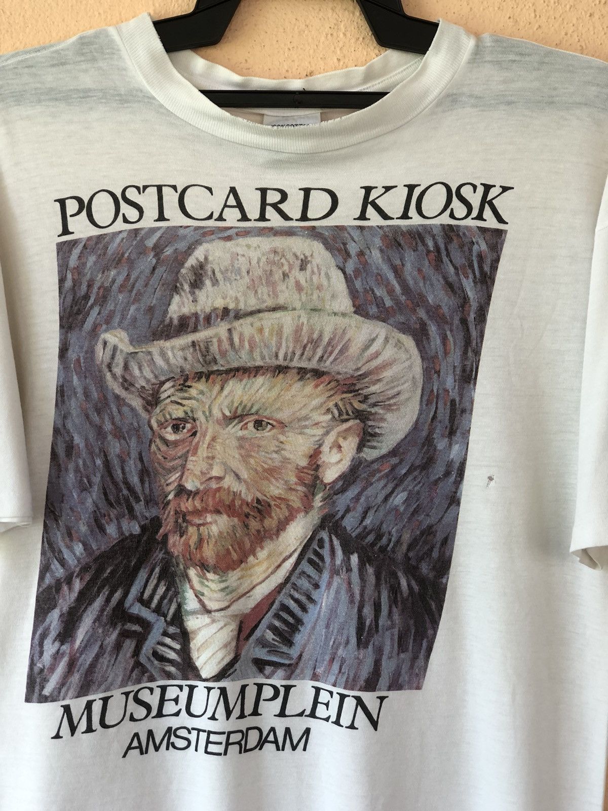Vintage Vintage 90s Vincent Van Gogh Portrait Art Tee Size US M / EU 48-50 / 2 - 2 Thumbnail