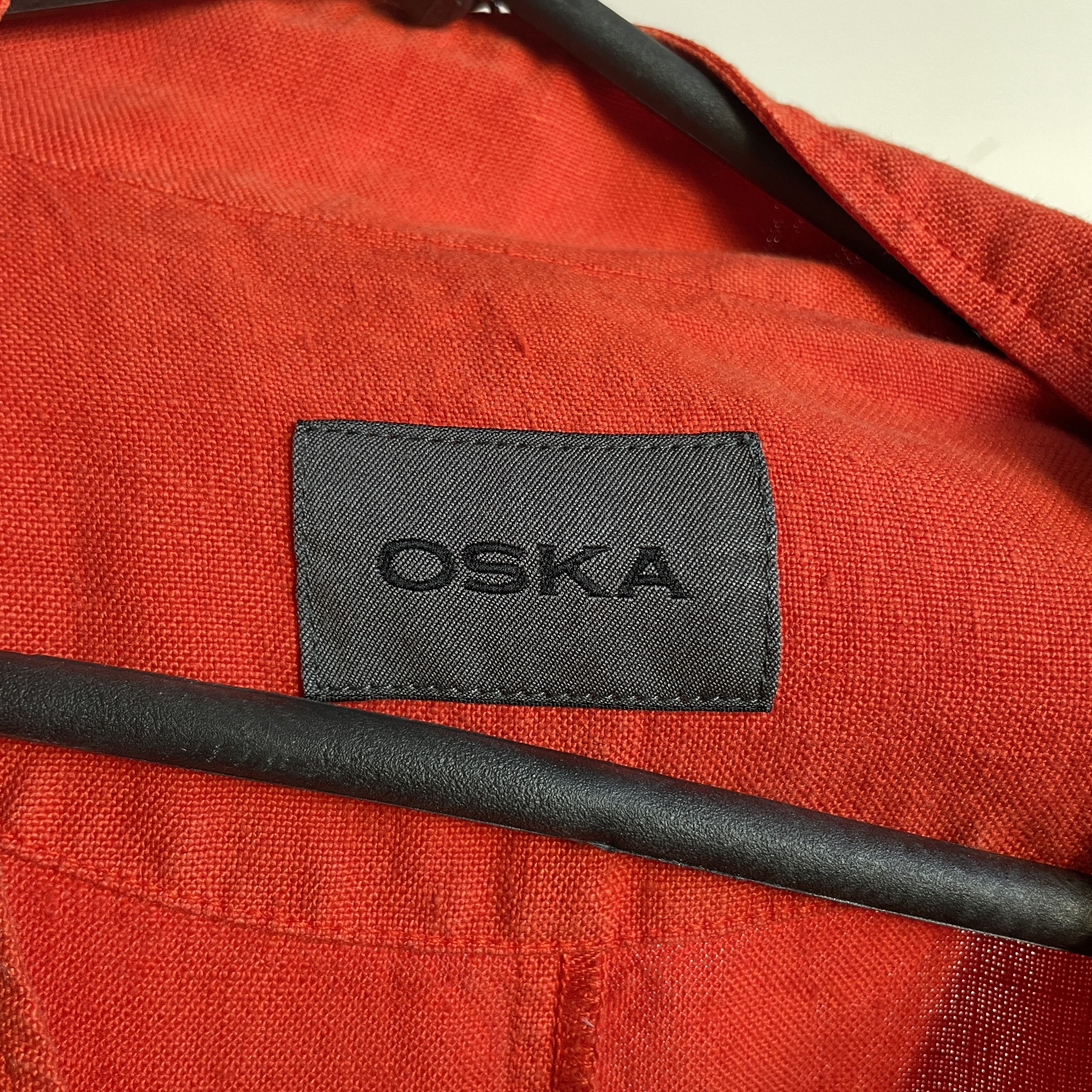 OSKA OSKA Womens Linen Relaxed Fit Jacket Size L Size L / US 10 / IT 46 - 12 Thumbnail