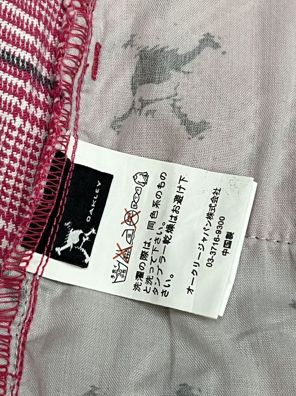 Oakley Vintage Oakley Skull Pink Houndstooth Flare Pants Rare Size 30" / US 8 / IT 44 - 13 Thumbnail