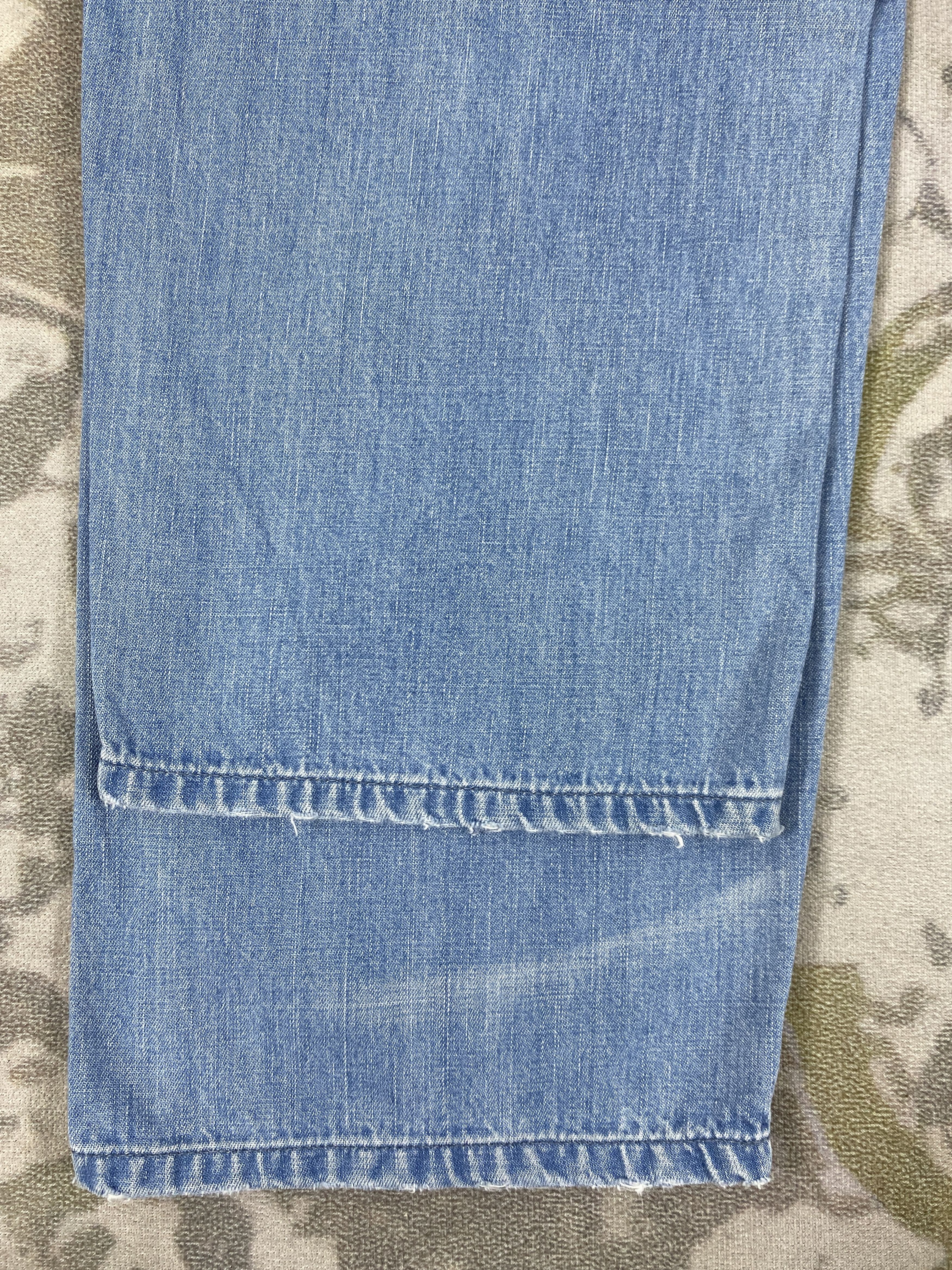 Japanese Brand Vintage Rna Slang Carpenter Jeans 32x29.5 Denim- JN3527 Size US 32 / EU 48 - 15 Thumbnail