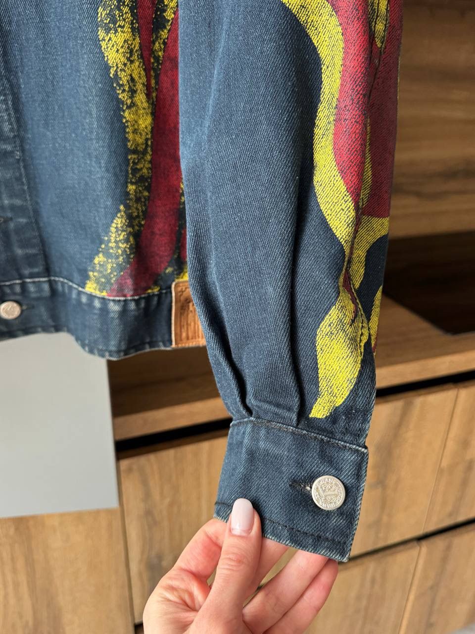 Ferre Vtg FERRE JEANS Denim Jacket Western Wear Made in Italy Size US L / EU 52-54 / 3 - 5 Thumbnail