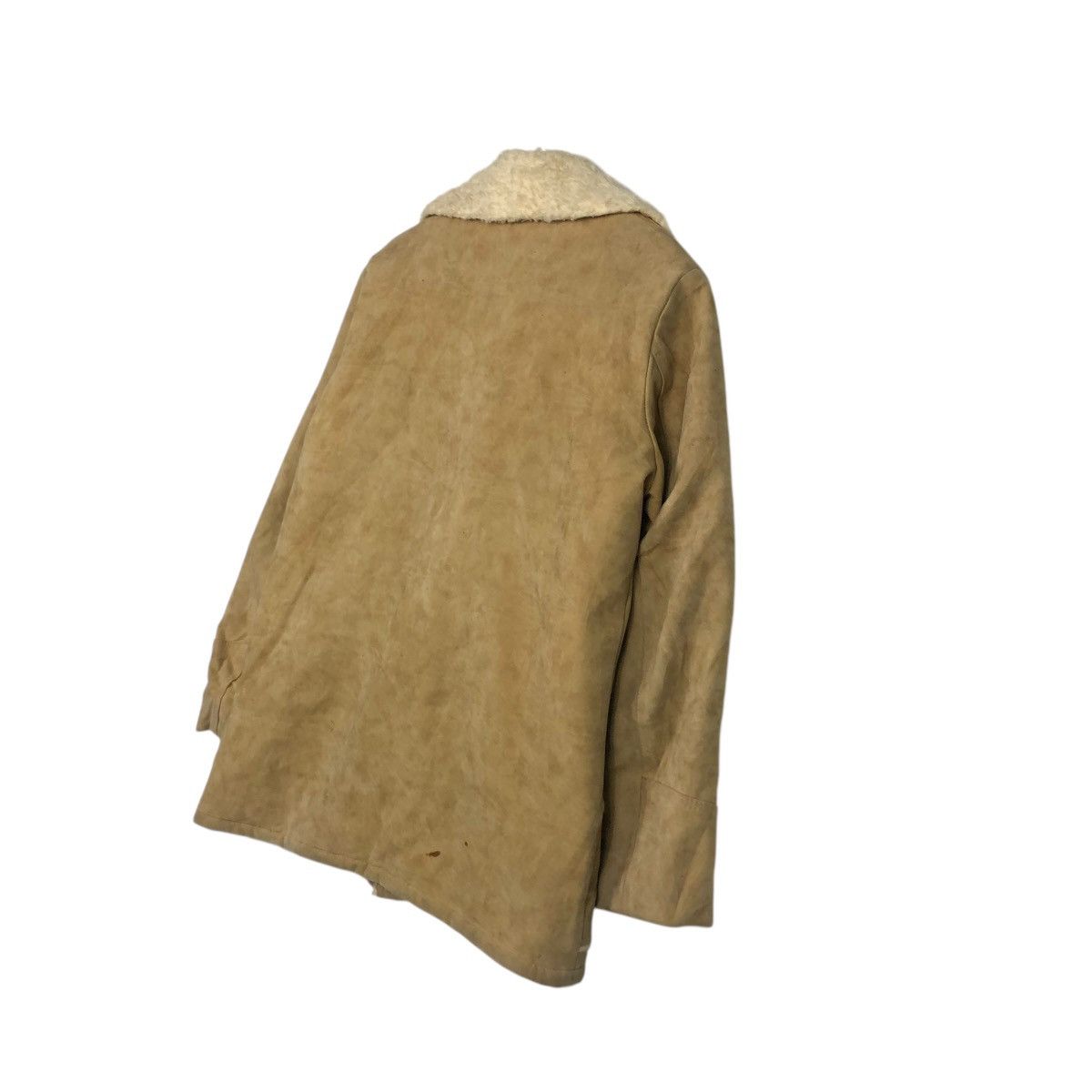 Vintage 🔥VINTAGE SUEDE LEATHER WIMAN BLANKET FUR ISSEY MIYAKE Size US M / EU 48-50 / 2 - 12 Thumbnail