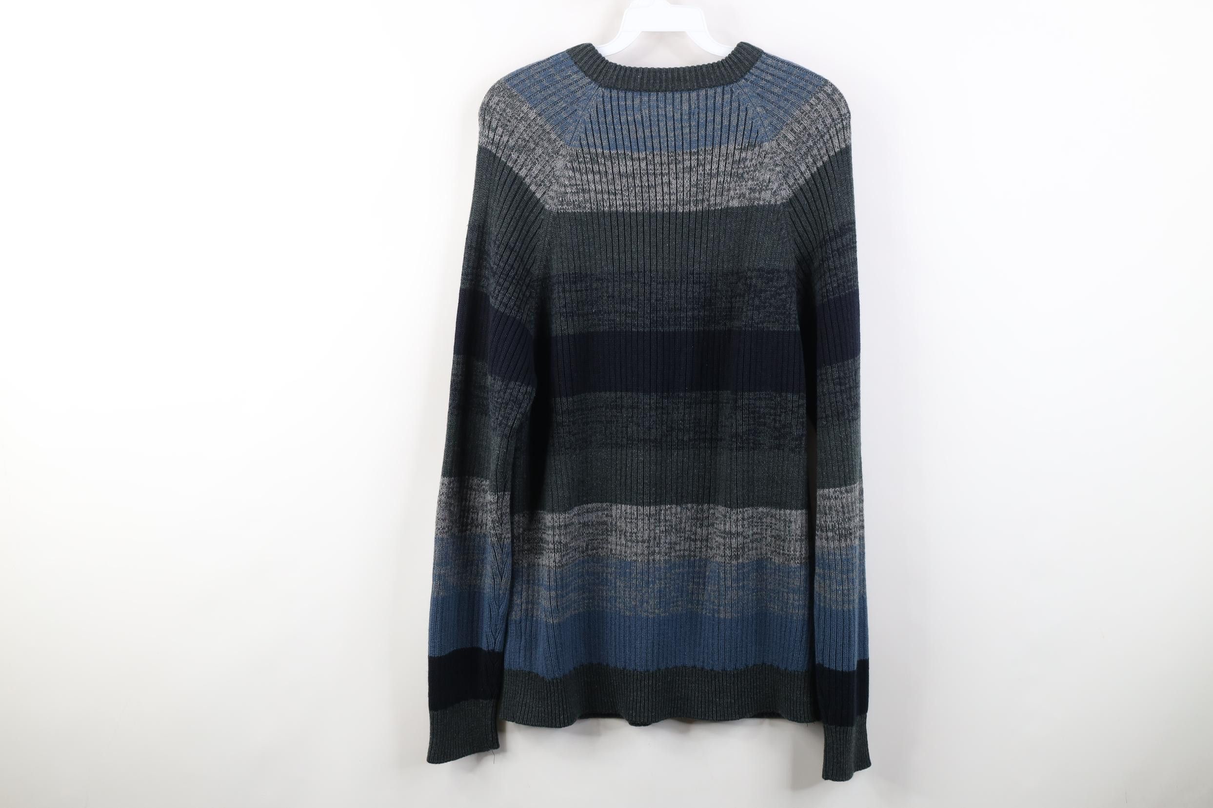 Vintage Vintage 90s Streetwear Block Ribbed Knit Sweater Stretch Size US S / EU 44-46 / 1 - 9 Thumbnail
