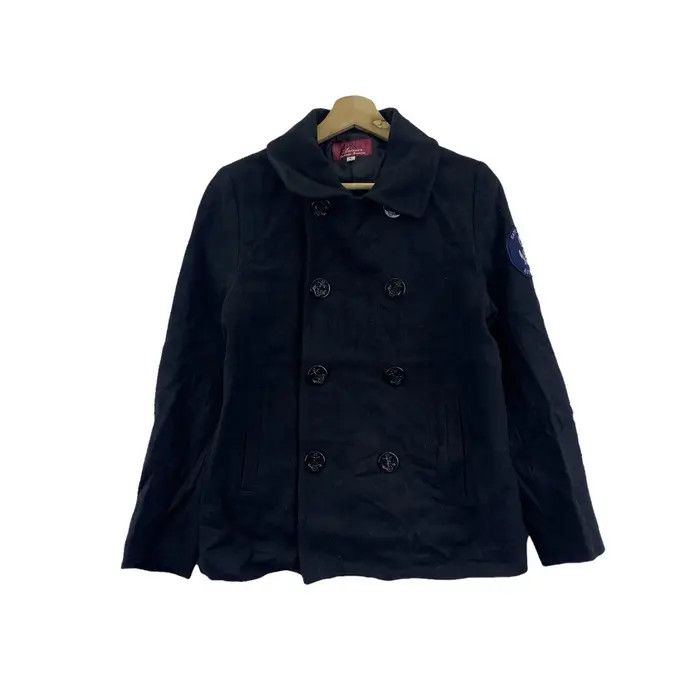 Avirex AVIREX Double Breasted Pea Coat Jacket Naval Clothing Size L / US 10 / IT 46 - 1 Thumbnail