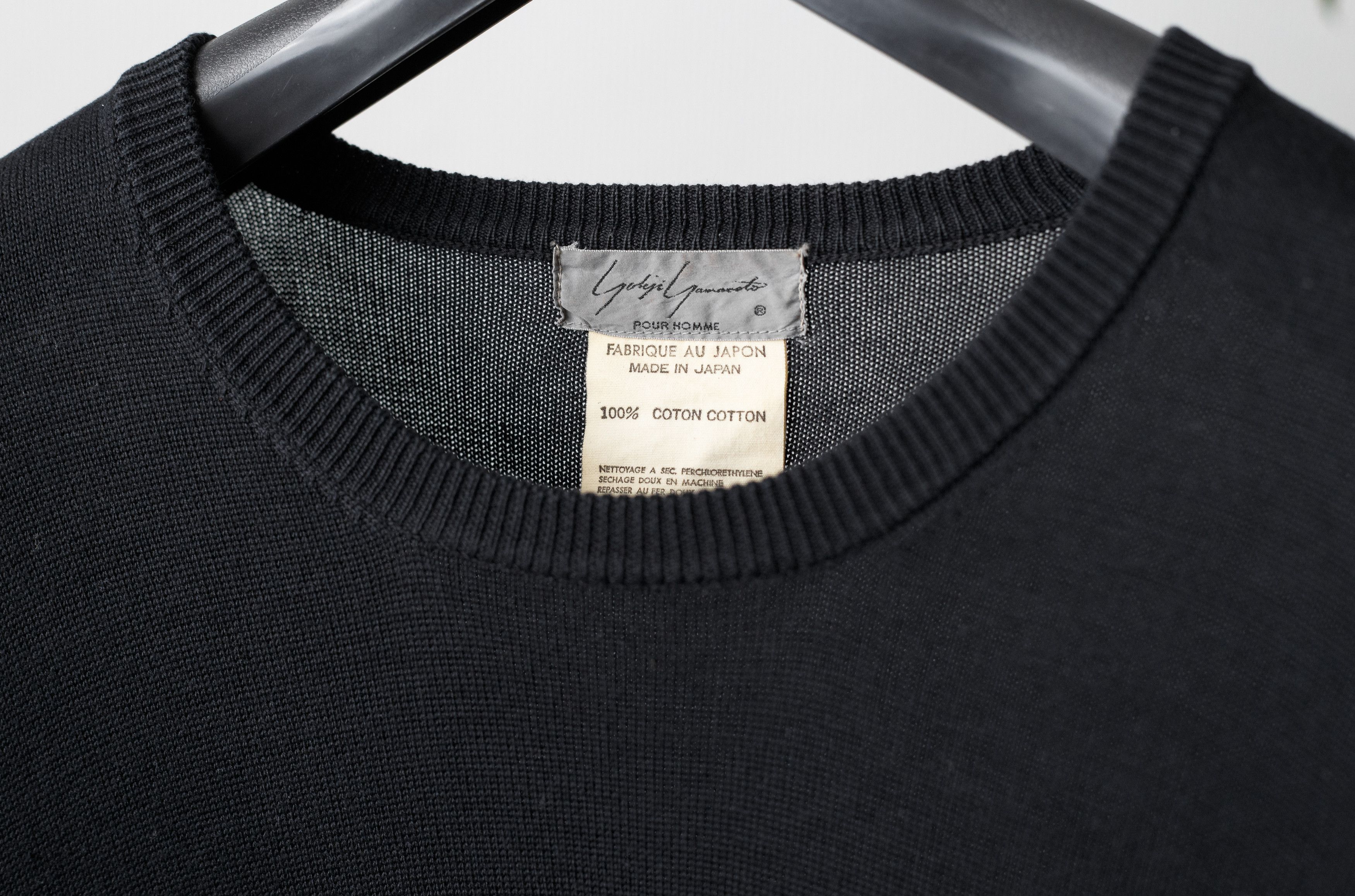 Yohji Yamamoto vintage cotton knit Size US L / EU 52-54 / 3 - 5 Thumbnail