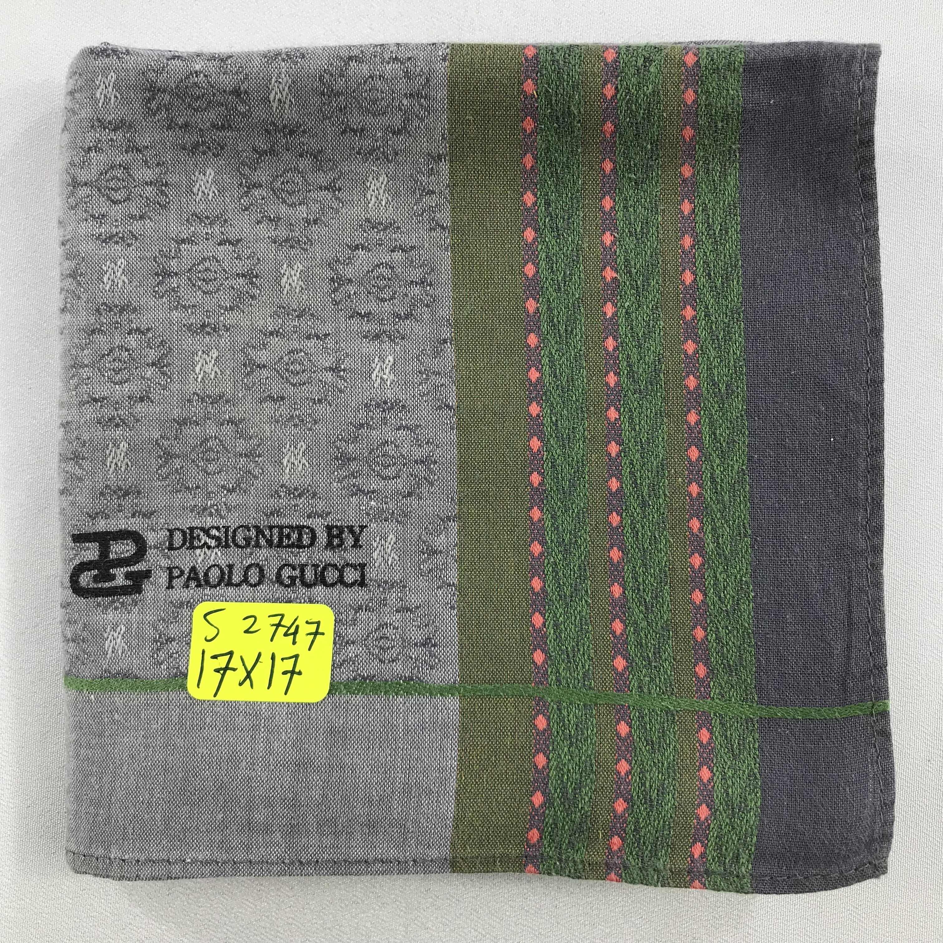 Paolo Gucci × Vintage Paolo Gucci Bandana / Handkerchief / Neckerchief - S2747A Size ONE SIZE - 5 Thumbnail