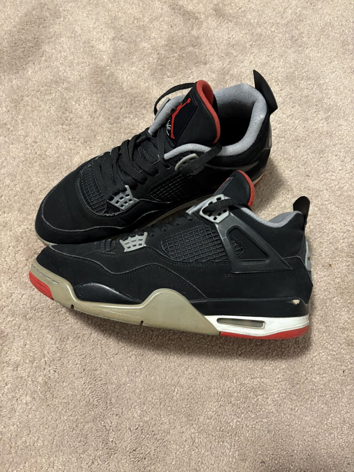 Nike Air Jordan 4 Retro “Bred” 2012 Size US 9.5 / EU 42-43 - 2 Thumbnail