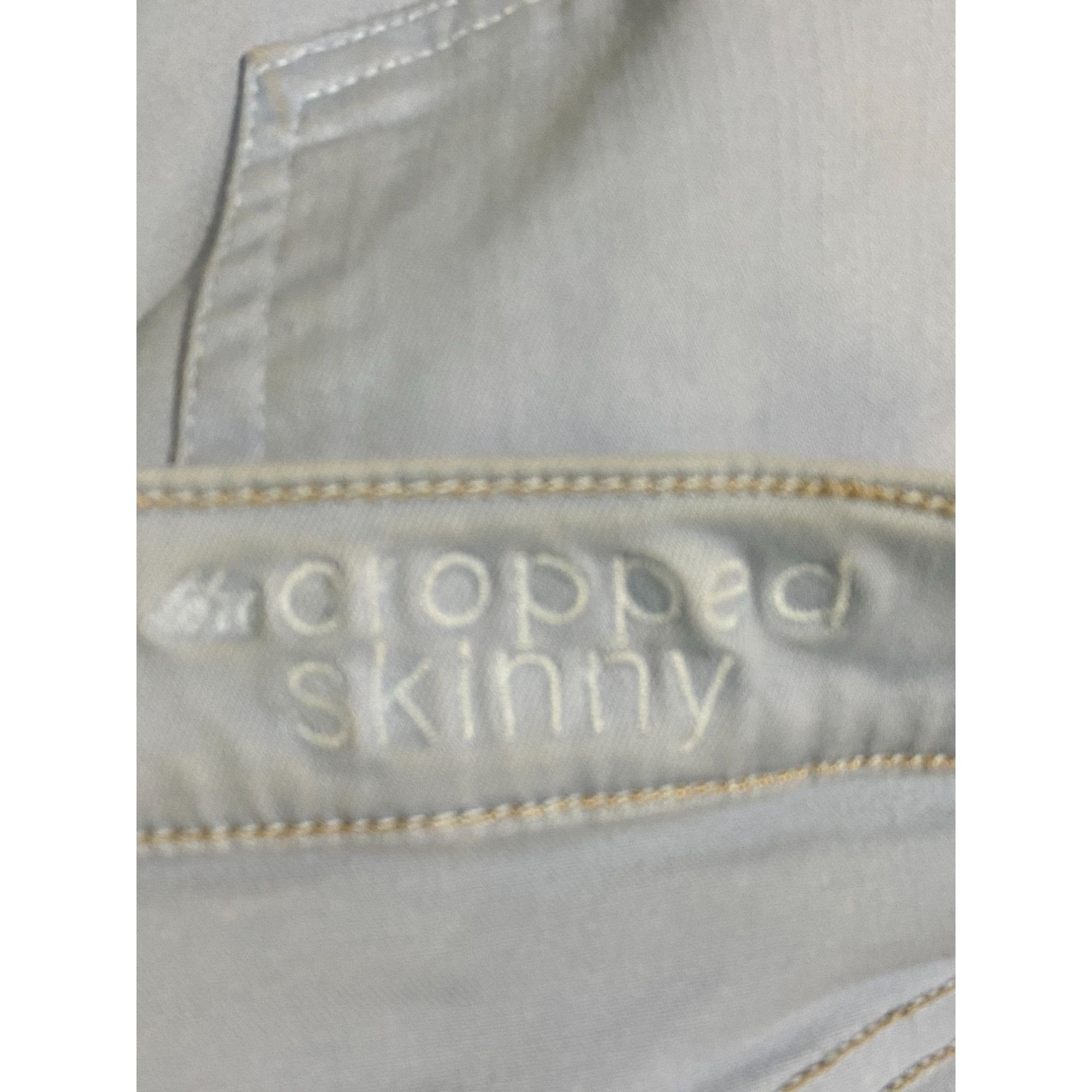 Other Seven for All Mankind Cropped Skinny Denim Jeans Blue 30x27 Size 30" / US 8 / IT 44 - 3 Thumbnail