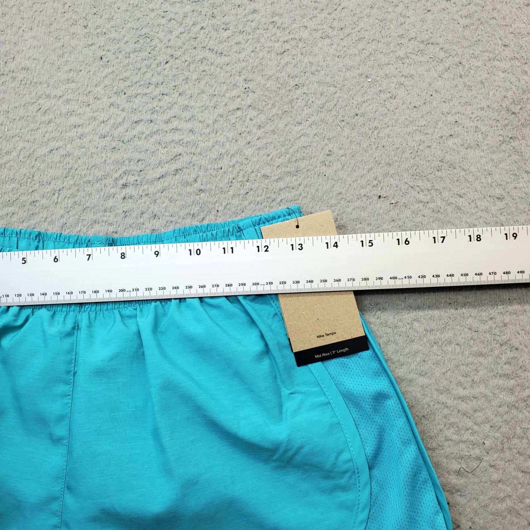 Nike Nike Tempo Shorts Womens S Blue Lined Dri-Fit Mid Rise Elastic Waist Swoosh Logo Size 28" / US 6 / IT 42 - 5 Thumbnail