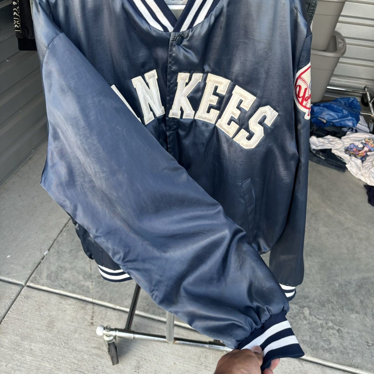 Starter 80s Yankees Swingsters Starter Satin Bomber Size US XL / EU 56 / 4 - 5 Thumbnail