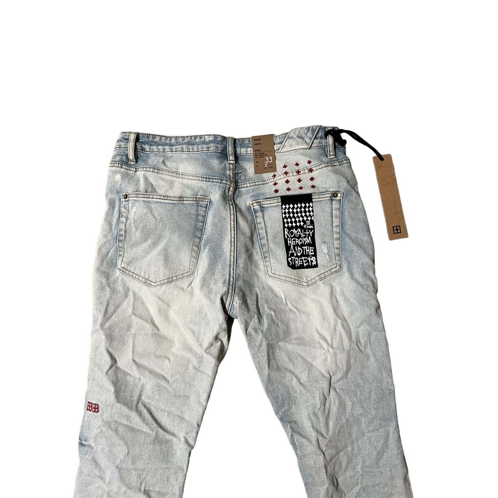 Ksubi Ksubi Jeans Mens Chitch Slim Tapered Leg Blue Size 33/32 Size US 33 - 5 Thumbnail