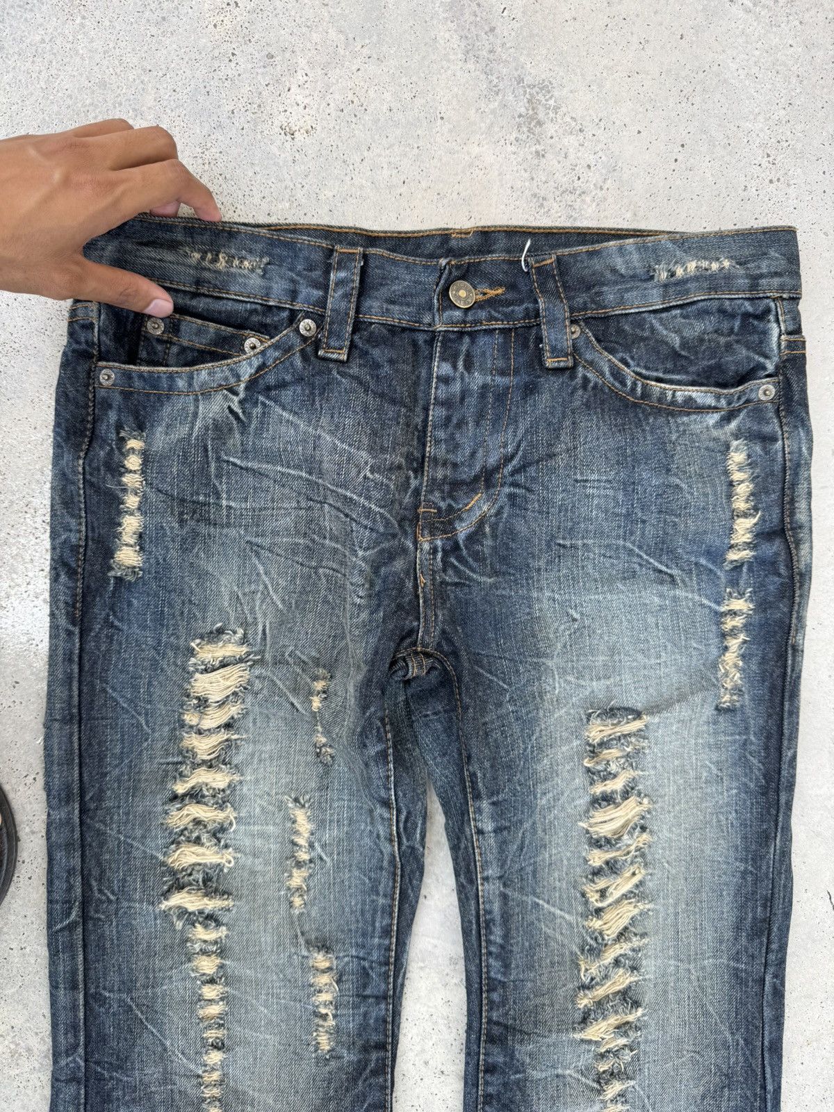 If Six Was Nine 2000s Archive Japanese Brand Grunge ifsixwasnine Style Jeans Size US 34 / EU 50 - 9 Thumbnail
