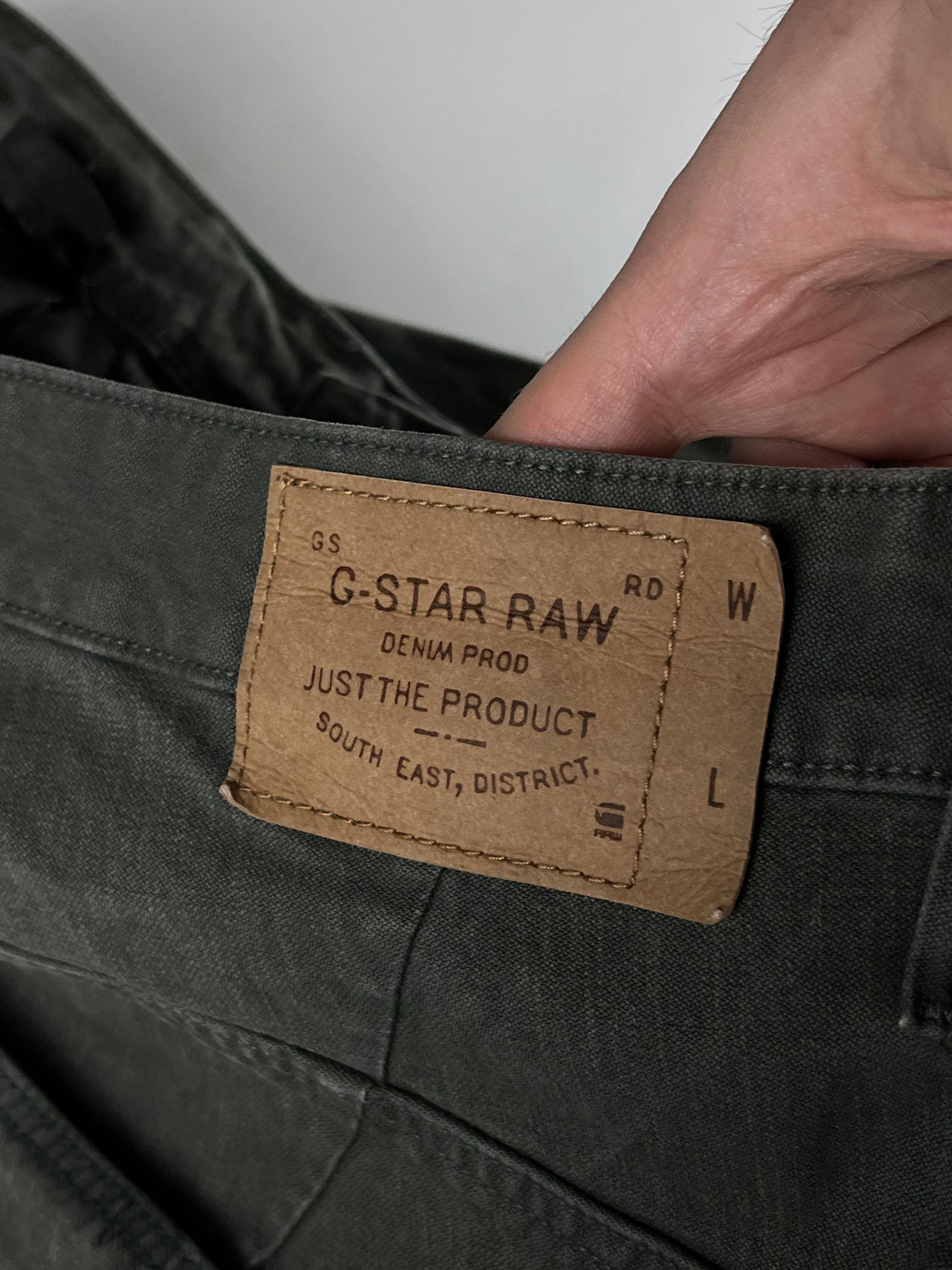 G-Star × Japanese Brand Rare G-Star Raw Denim Cargo Jeans Size US 33 - 7 Thumbnail